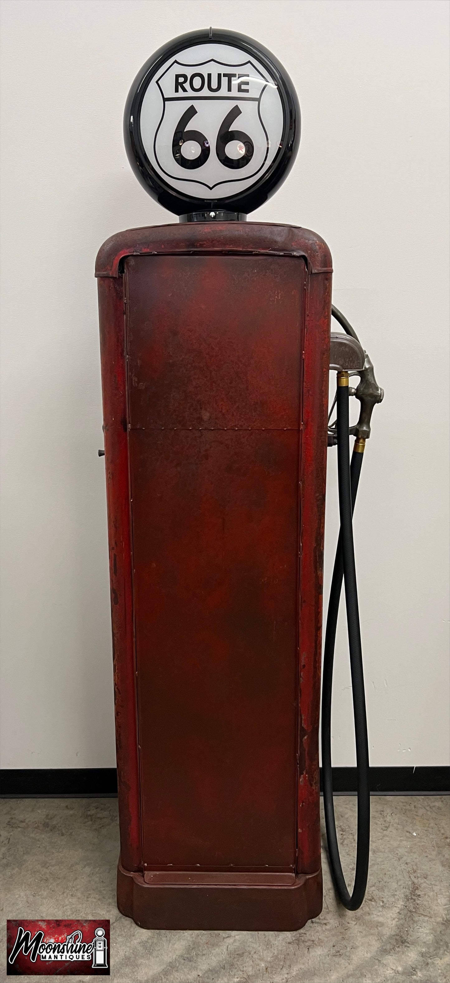 1930’s ROUTE 66 Gilbarco Gas Pump Wine Cabinet - Home / Bar Decor - Free Shipping!