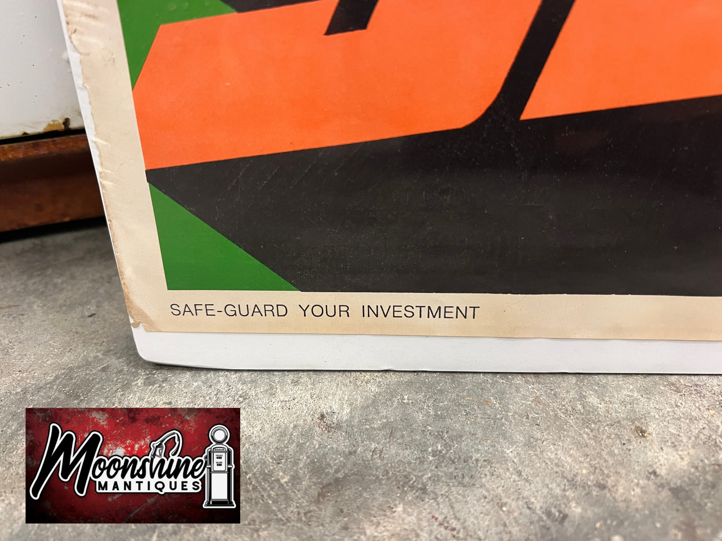 1950's GMC SERVICE / GM Guardian Maintenance Dealership Poster / Sign #2 - Free Shipping!