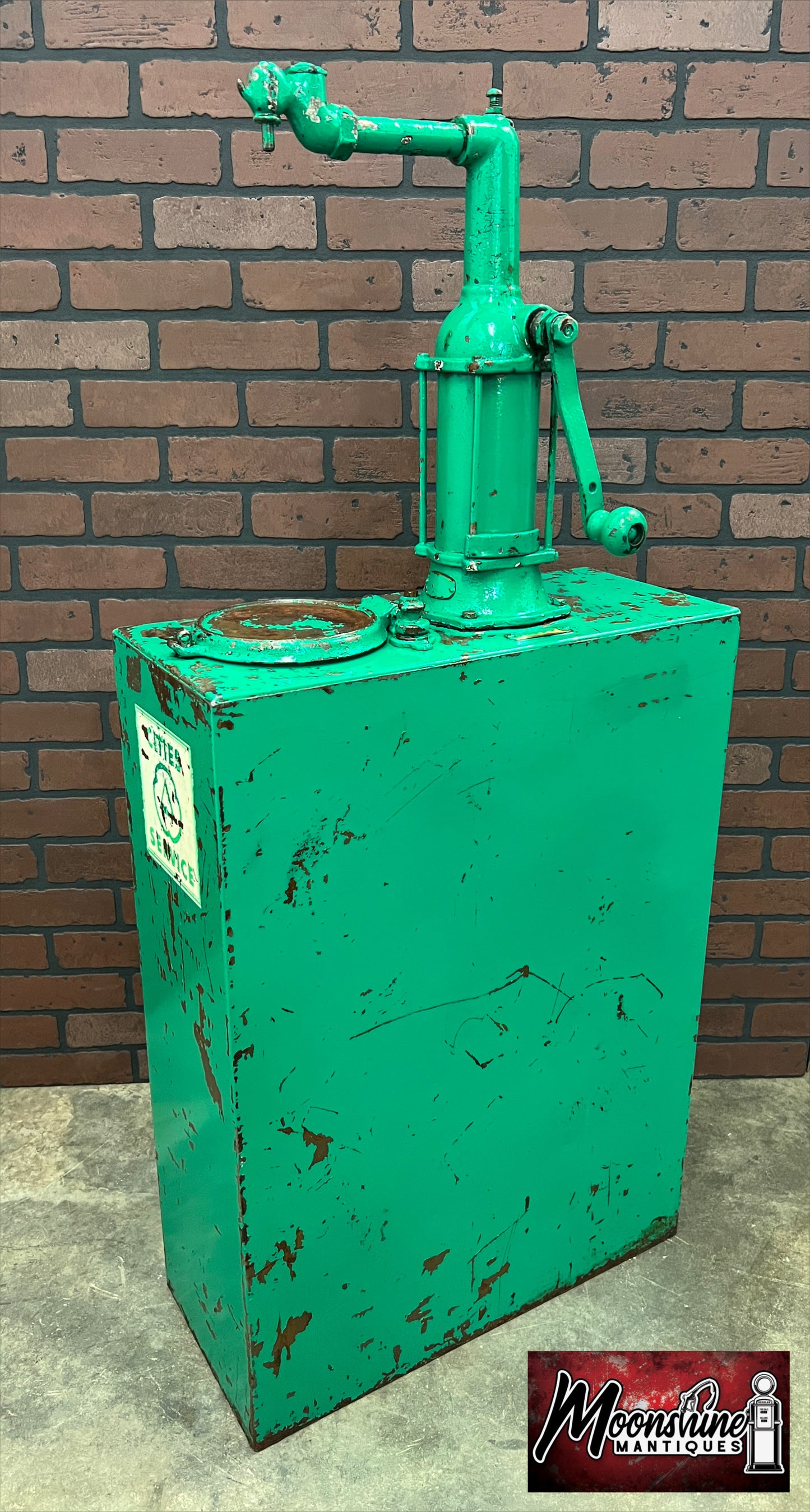 1930’s CITIES SERVICE Bennett Oil Pump Lubester - Free Shipping!