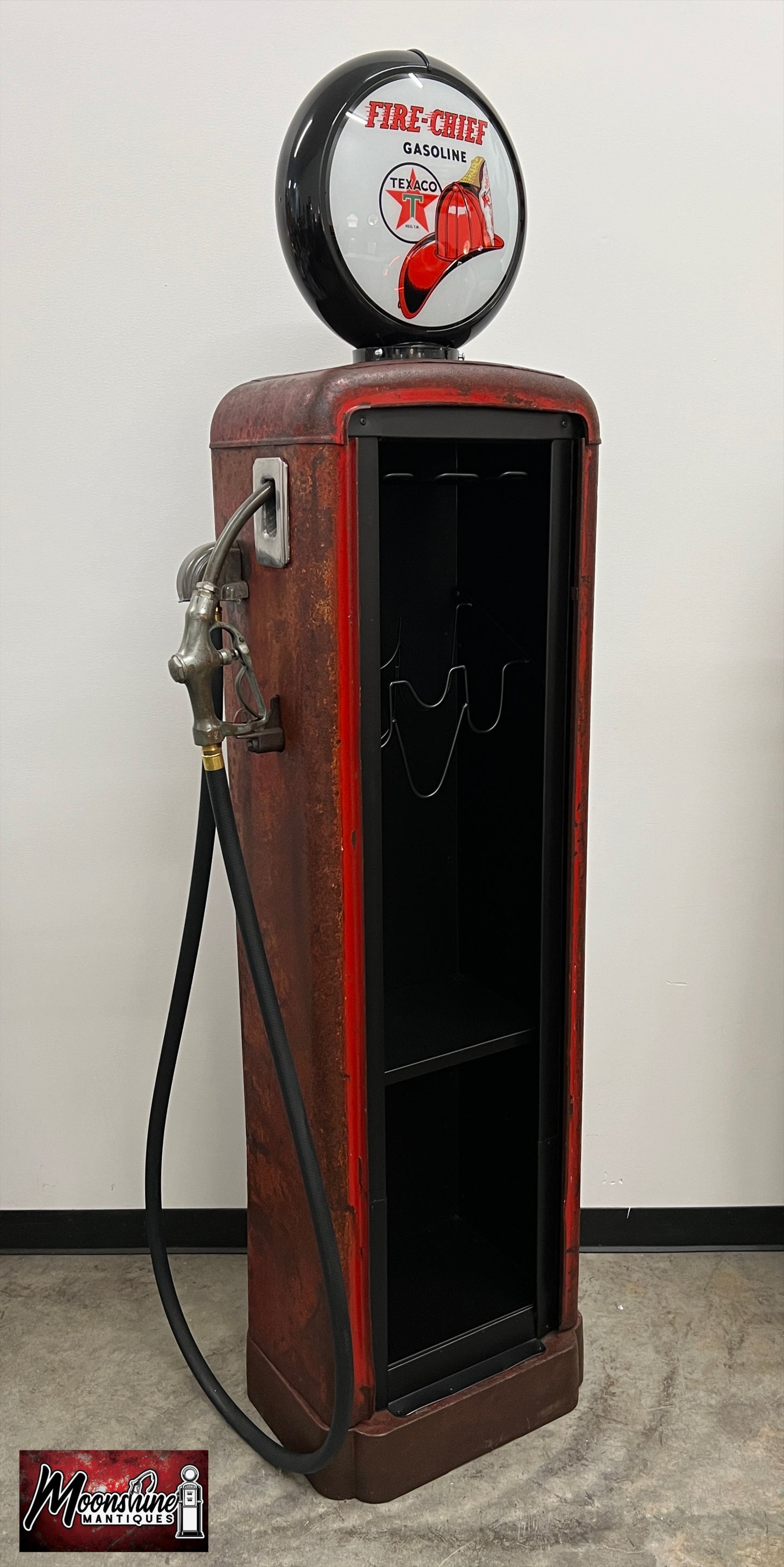1930’s TEXACO FIRE CHIEF Gilbarco Gas Pump Wine Cabinet - Home / Bar Decor - Free Shipping!