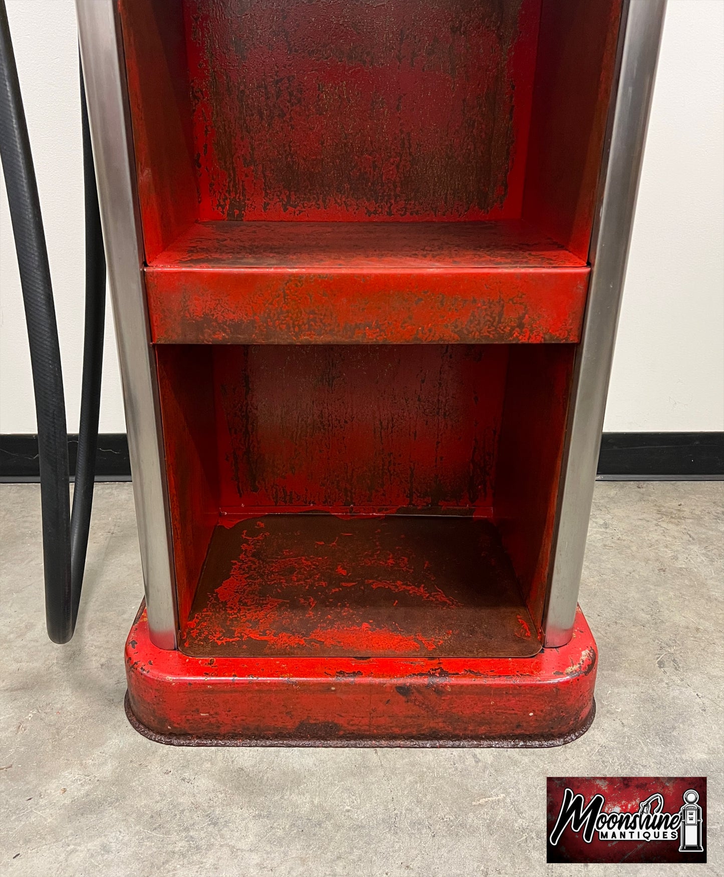 Rustoration 1940’s Chevrolet OK USED CARS Bowser Gas Pump with Custom Shelves - Free Shipping!