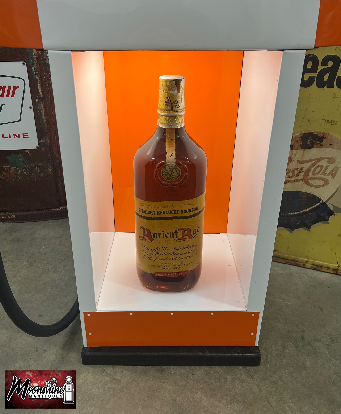 Custom 1960’s HARLEY DAVIDSON MOTORCYCLES Tokheim Gas Pump w/ Display Shelves - Free Shipping!