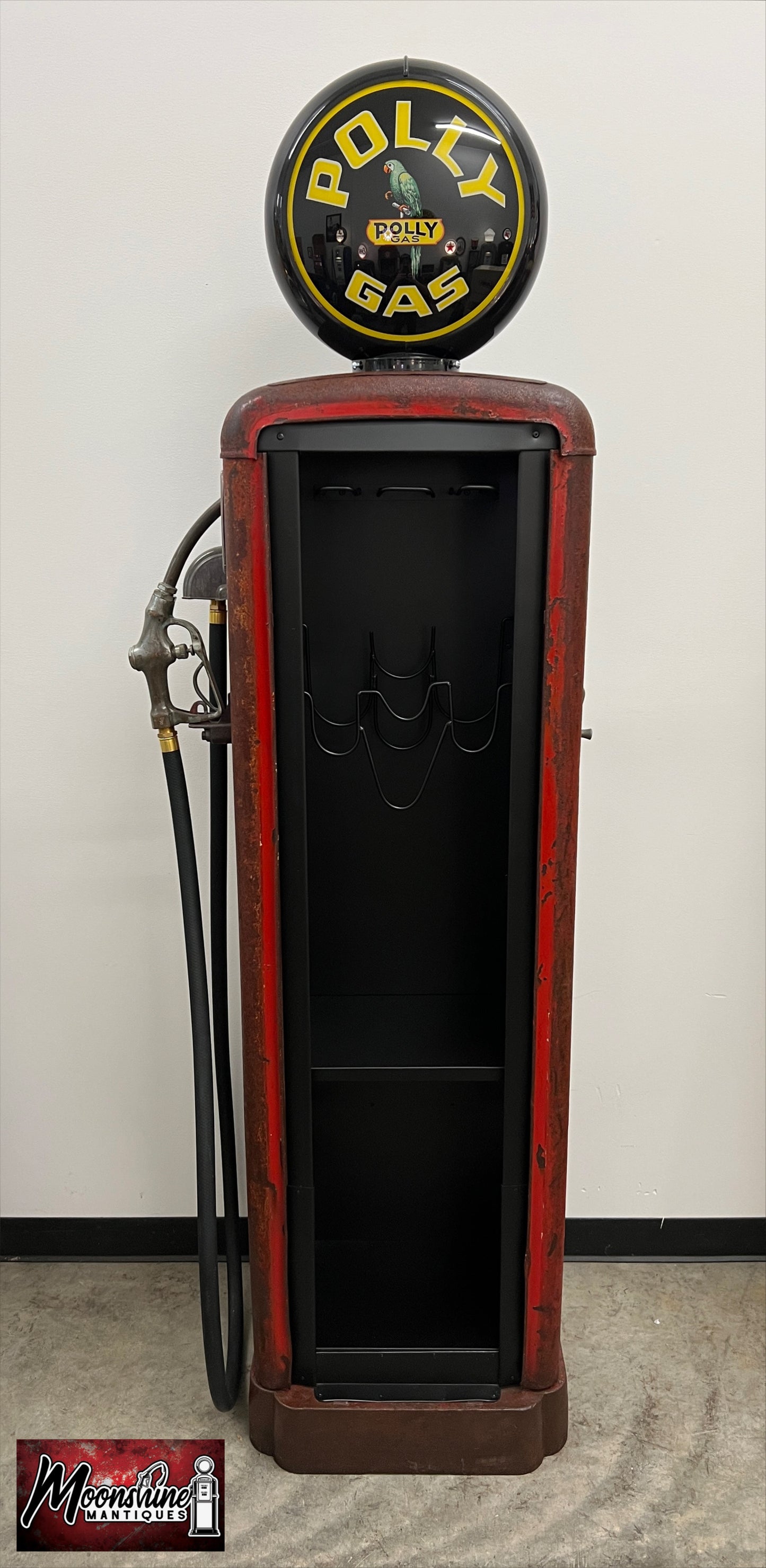 1930’s POLLY GAS Gilbarco Gas Pump Wine Cabinet - Home / Bar Decor - Free Shipping!