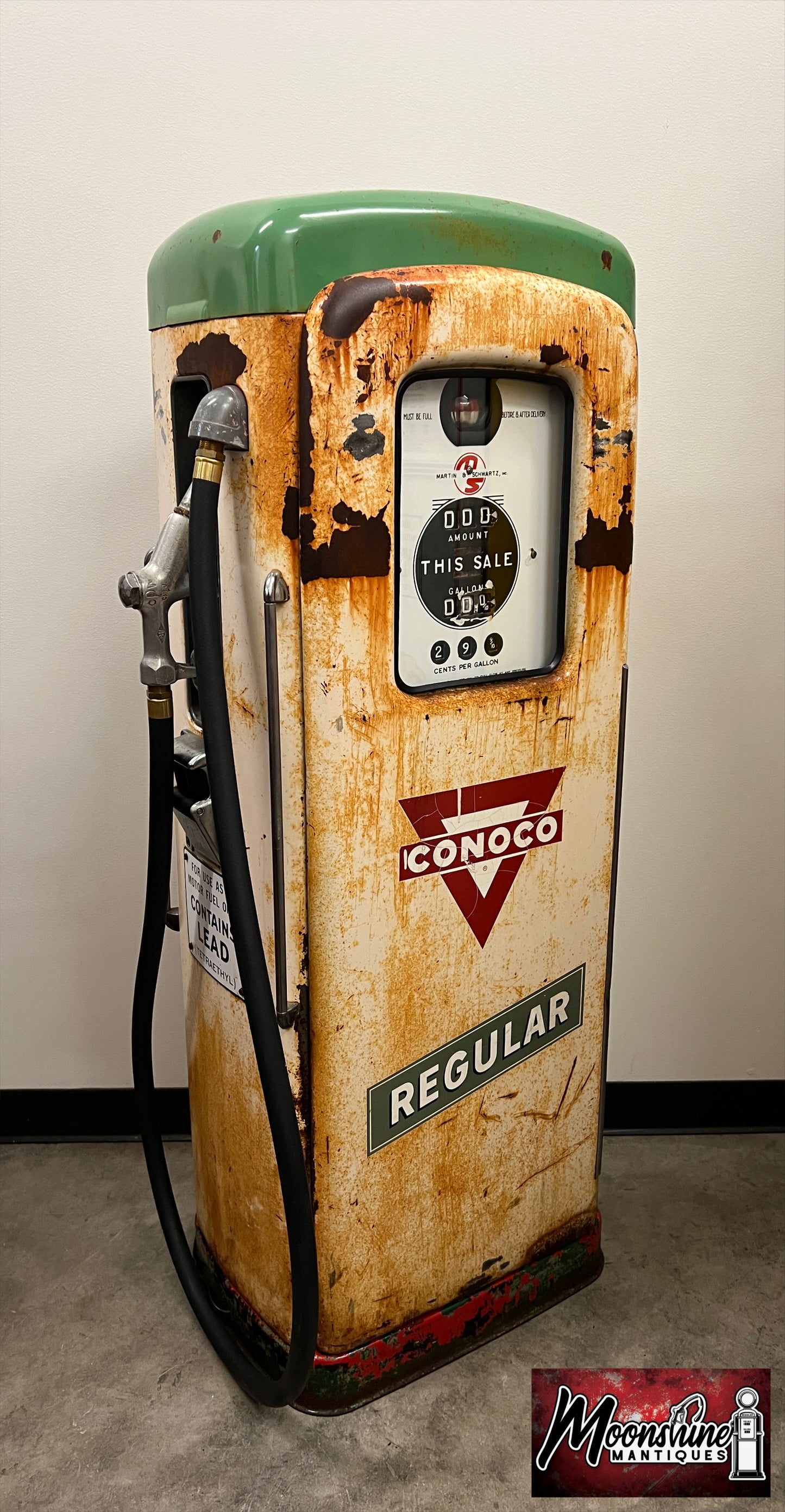 Rustoration 1950’s CONOCO Wayne 80 Gas Pump - Shipping Available!