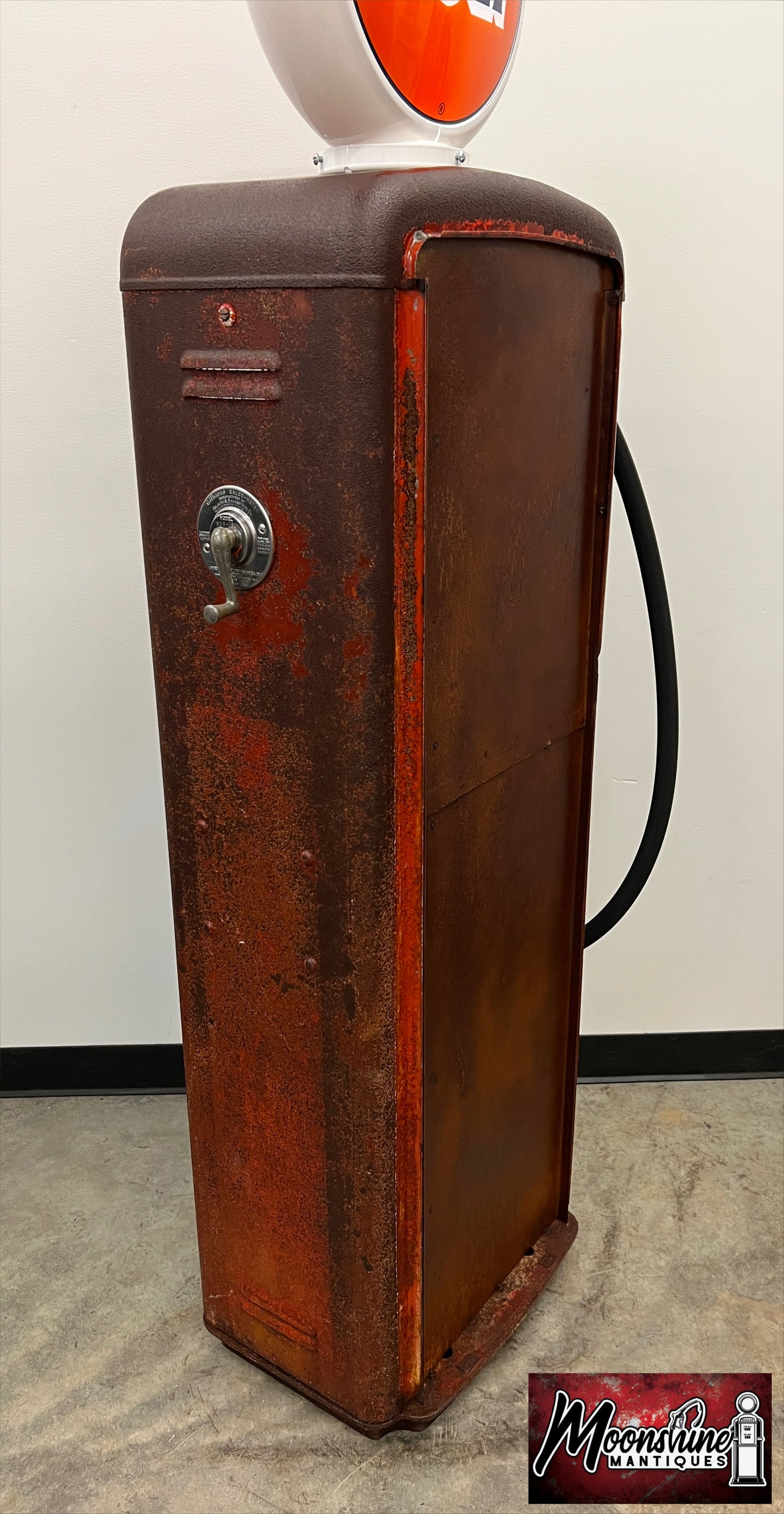 Rustoration 1950’s GULF GASOLINE Gilbarco Gas Pump w/ Shelves - Free Shipping!