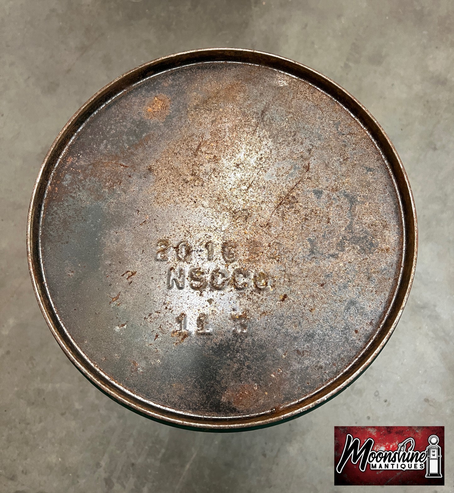 Vtg. 1950's CONOCO Gear Lubricant Drum 16 gal. - Mancave Trash Can - Free Shipping!