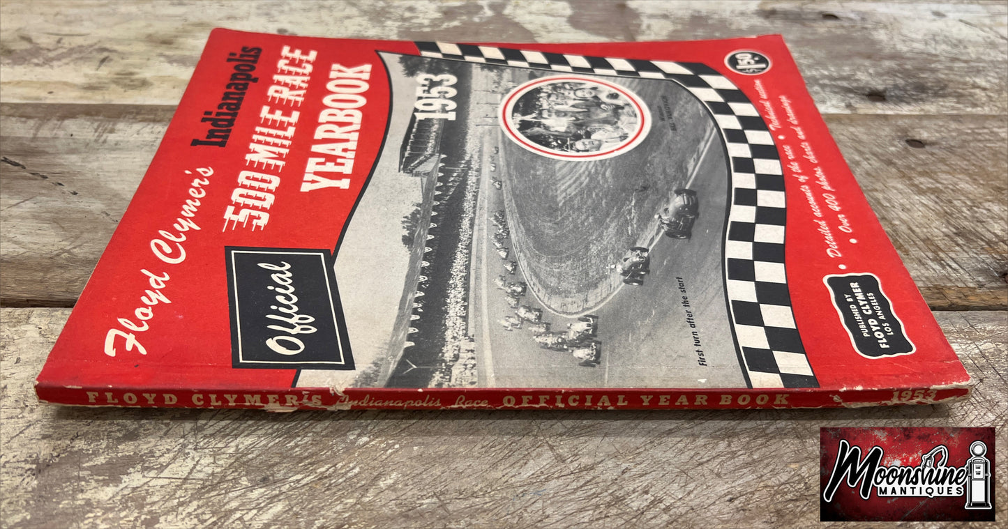 Floyd Clymer's 1953 Indianapolis 500 Race Yearbook - Free Shipping!