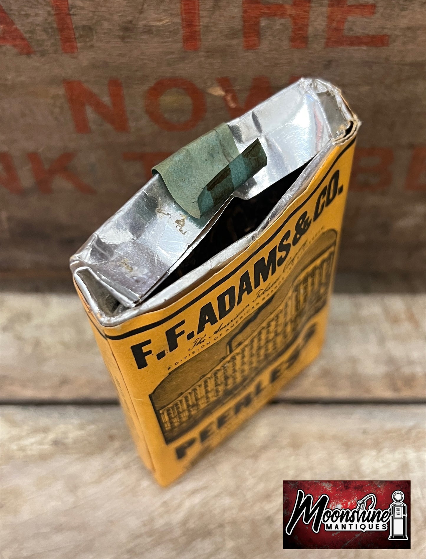 Vtg. F.F. Adams PEERLESS Tobacco Pack - Free Shipping!