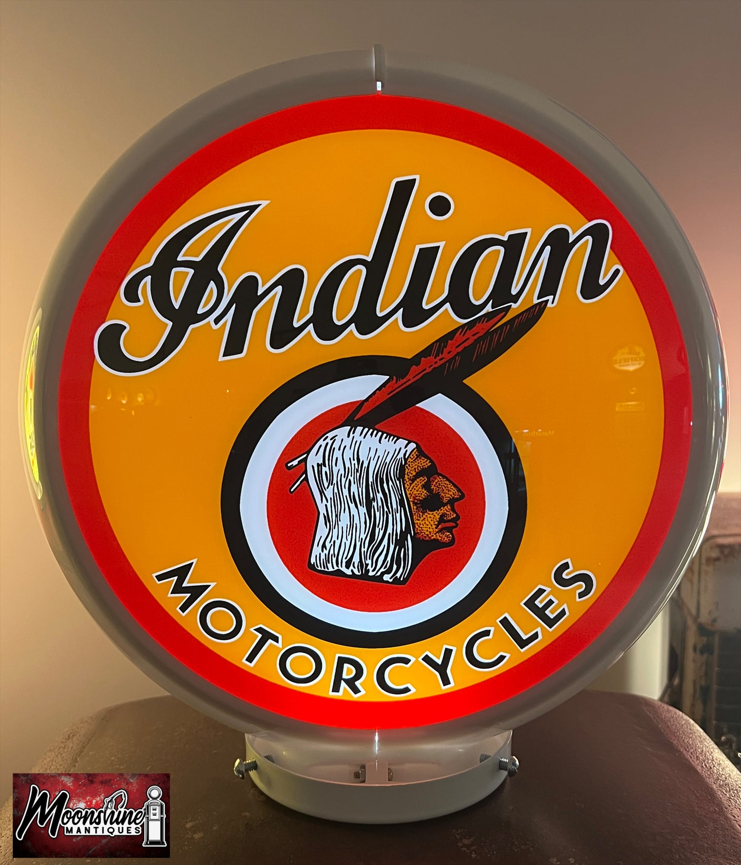 1950’s INDIAN MOTORCYCLES Gilbarco Gas Pump w/ Custom Shelves - Rustoration - Free Shipping!