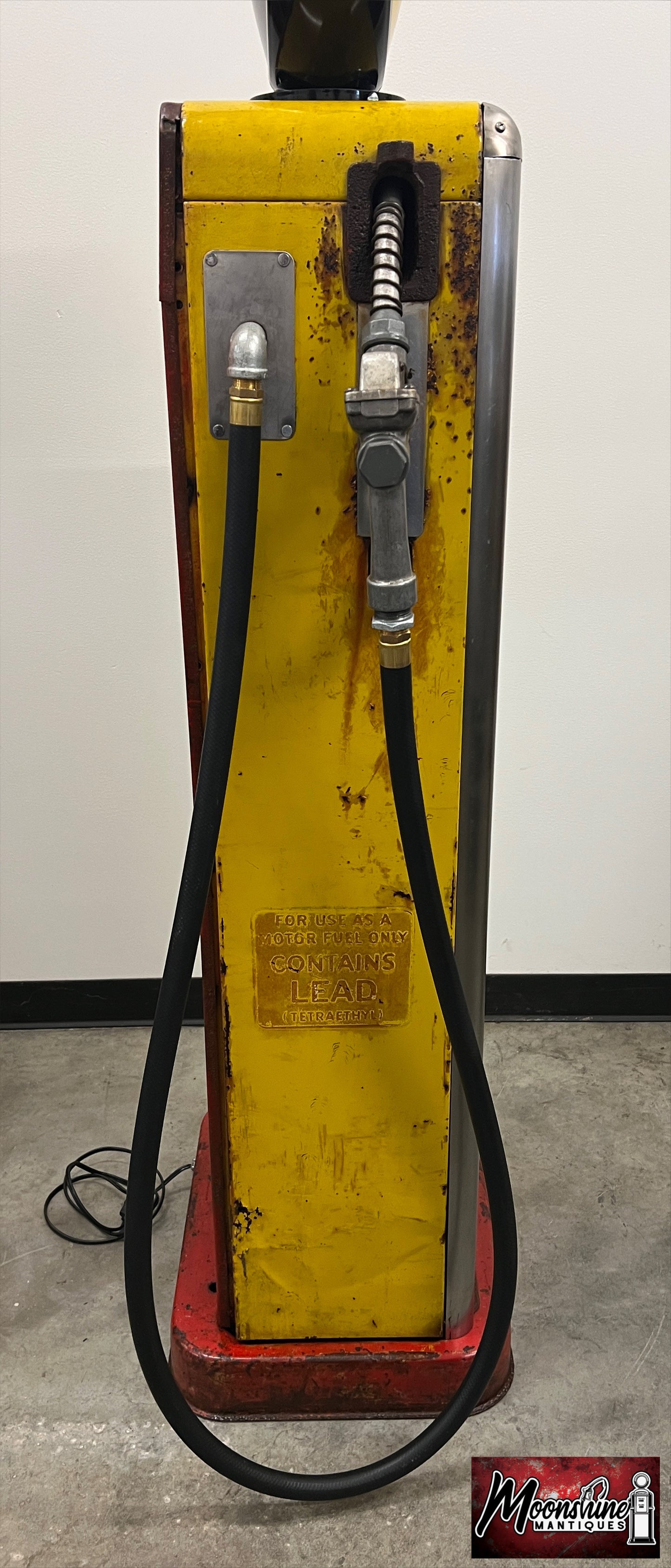 Rustoration 1940’s Chevrolet OK USED CARS Bowser Gas Pump with Custom Shelves - Free Shipping!