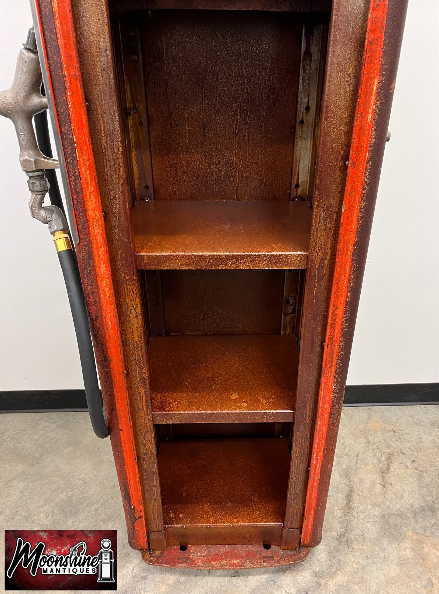 Rustoration 1950’s GULF GASOLINE Gilbarco Gas Pump w/ Shelves - Free Shipping!