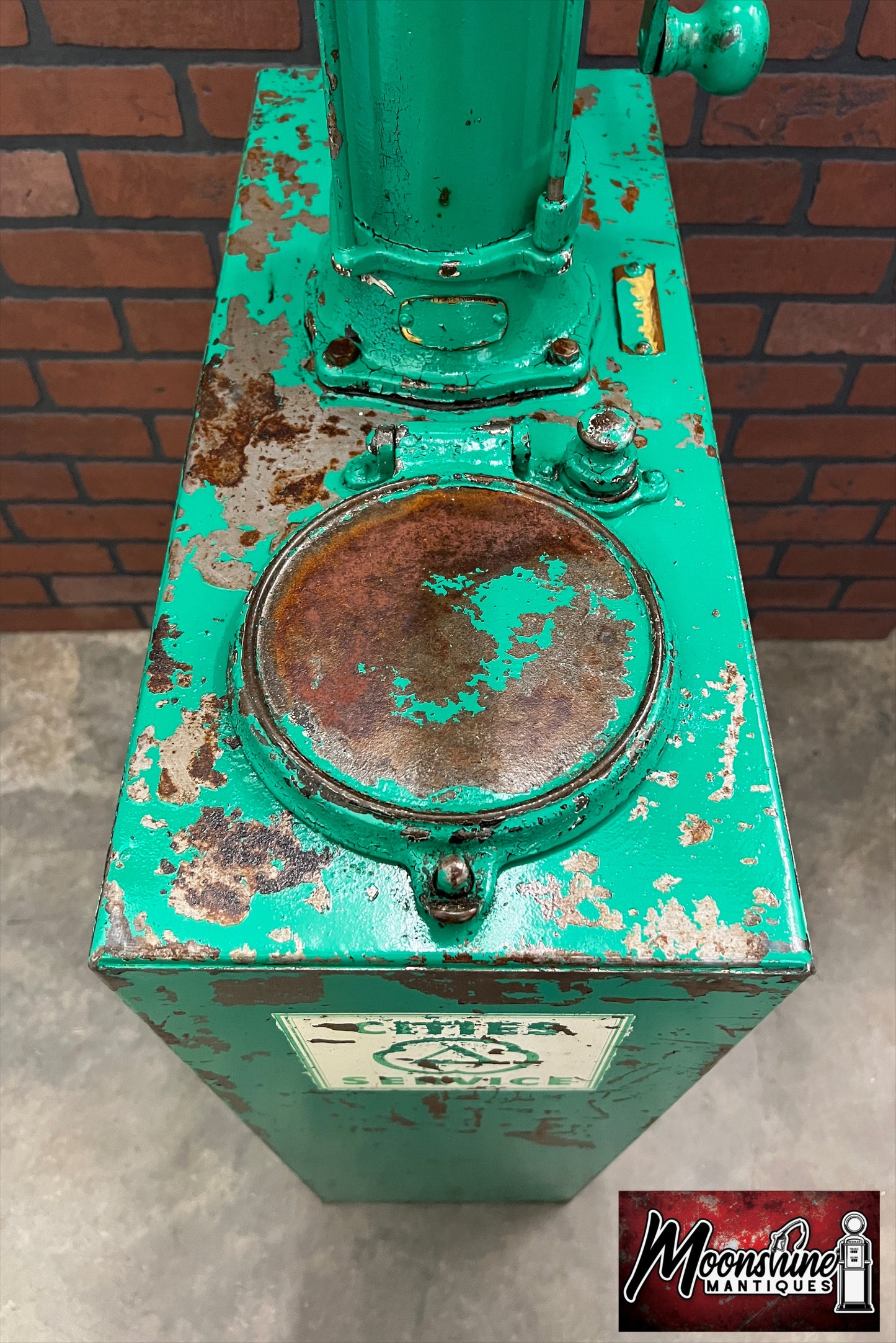 1930’s CITIES SERVICE Bennett Oil Pump Lubester - Free Shipping!