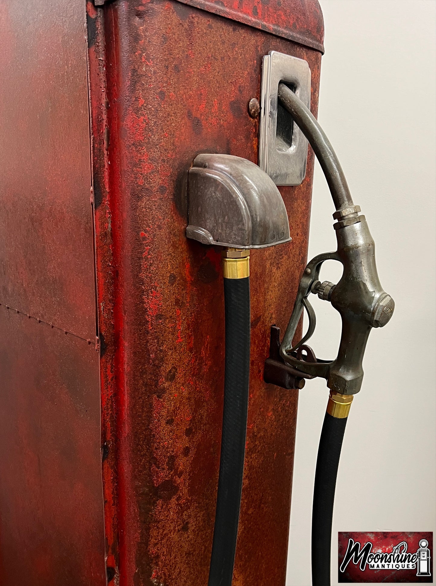 1930’s BUFFALO GASOLINE Gilbarco Gas Pump Wine Cabinet - Home / Bar Decor - Free Shipping!