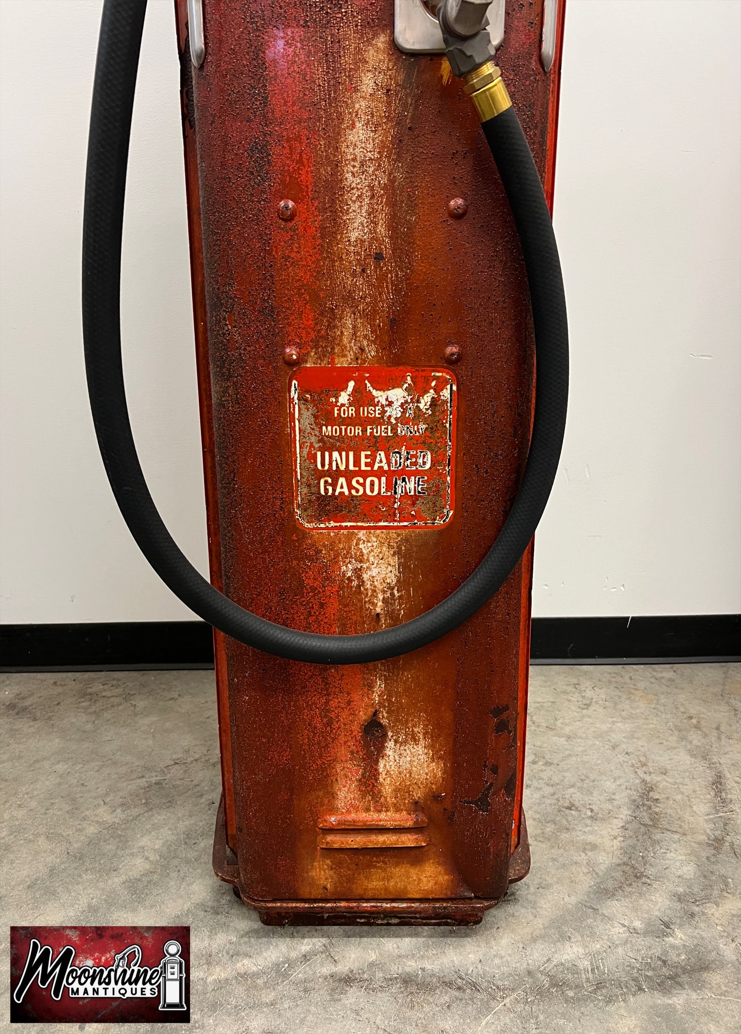 Rustoration 1950’s MUSGO GASOLINE Gilbarco Gas Pump w/ Shelves - Free Shipping!