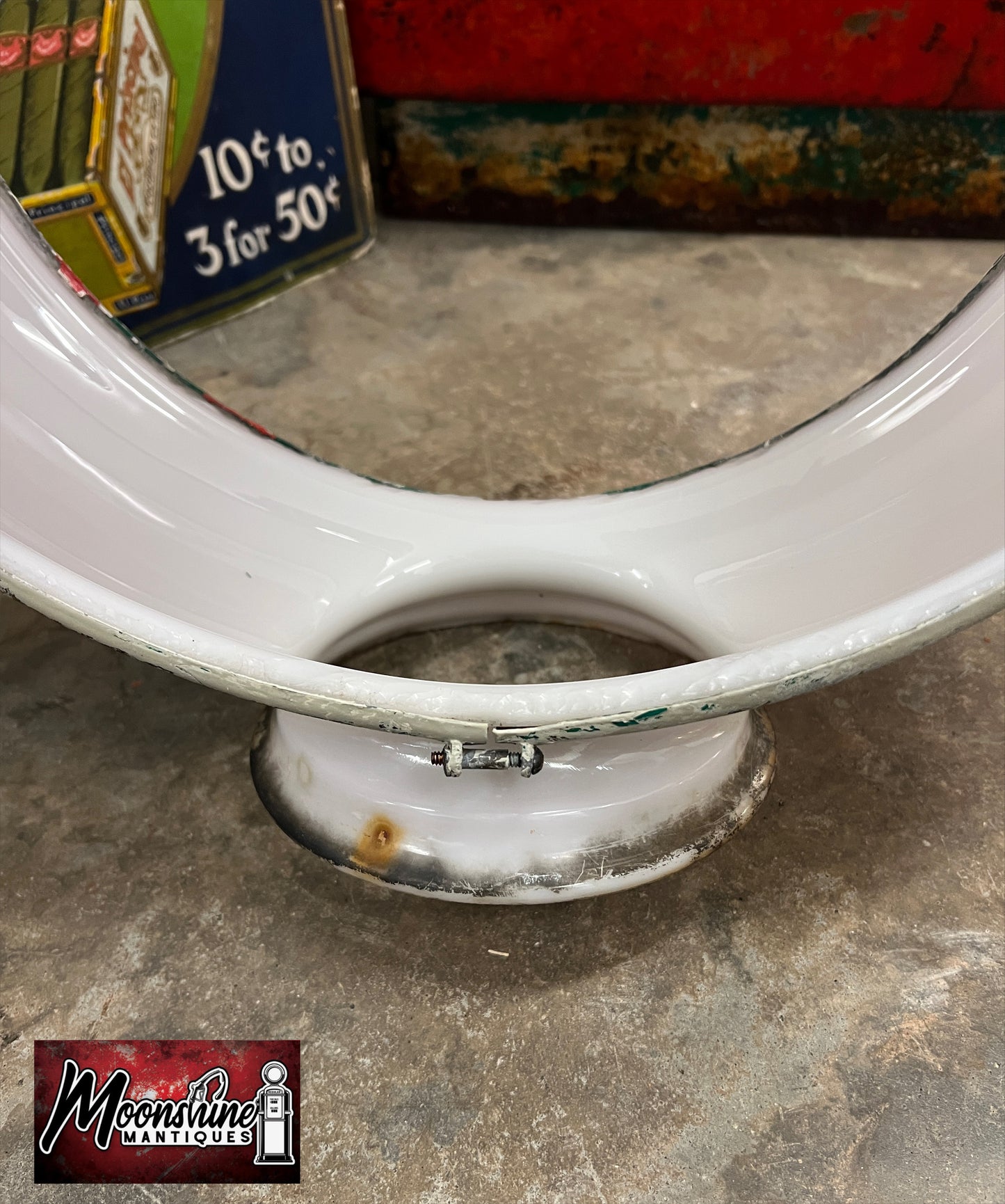 Vtg. Original GILL Gas Pump Globe Body - Free Shipping!