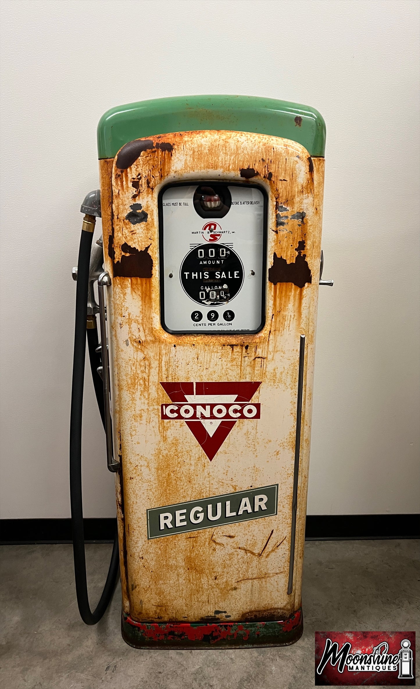 Rustoration 1950’s CONOCO Wayne 80 Gas Pump - Shipping Available!