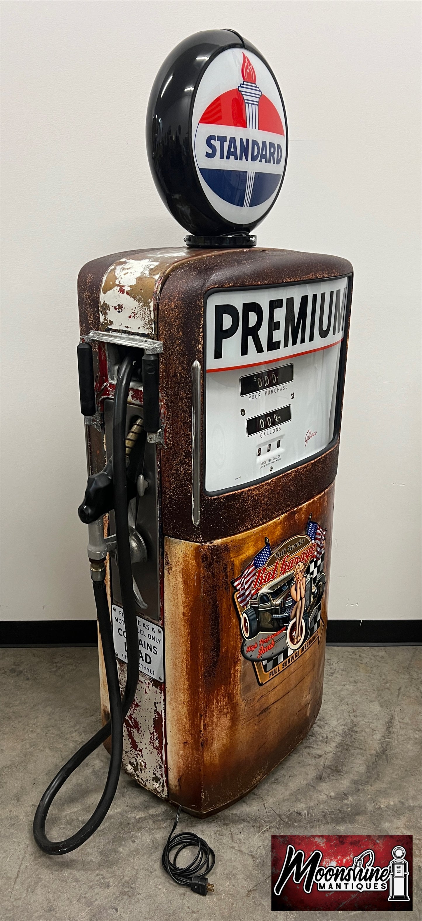 1950’s STANDARD Rat Rod Garage Gilbarco Gas Pump - Rustoration - Shipping Available!