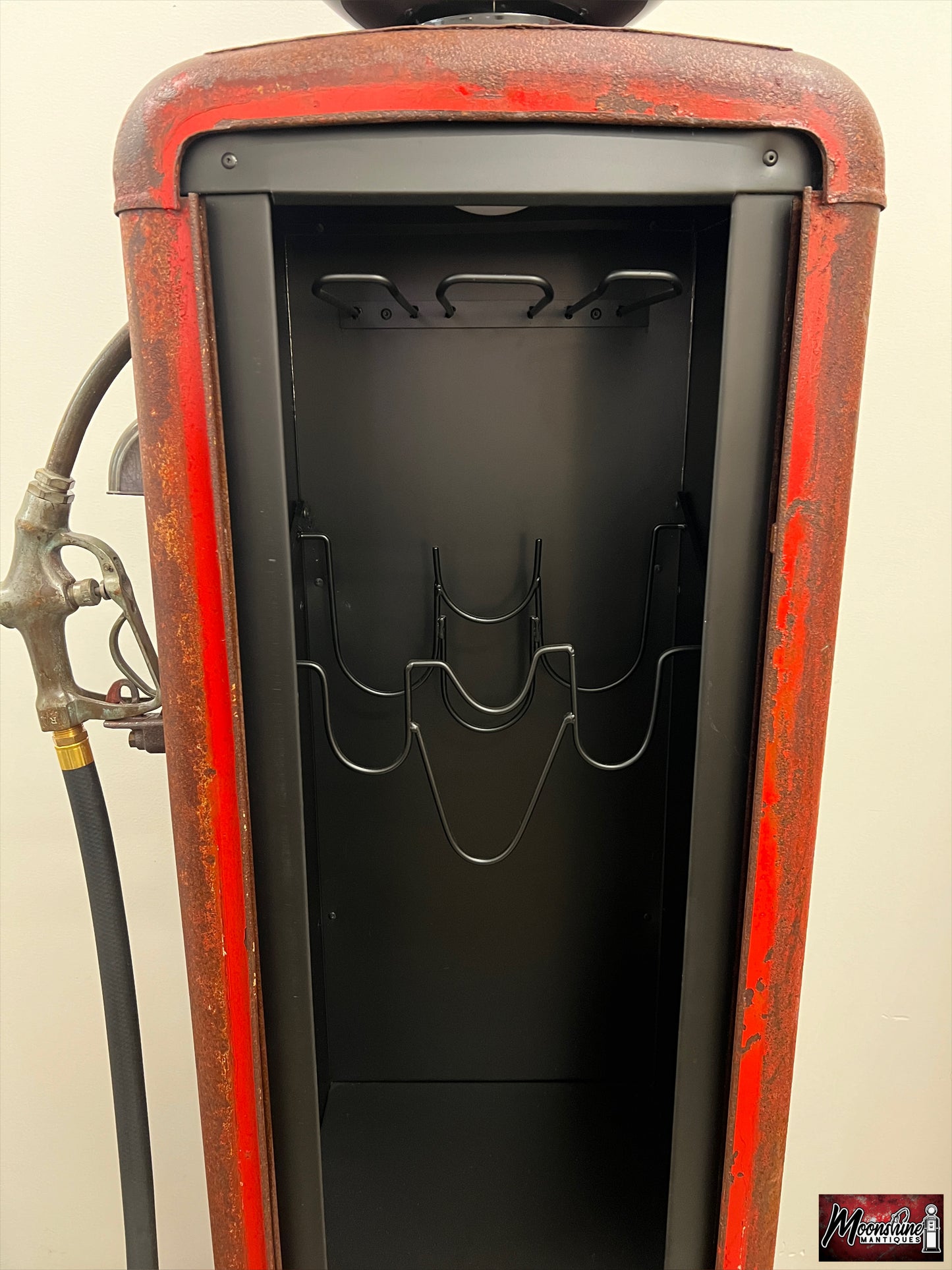 1930’s SHELL GASOLINE Gilbarco Gas Pump Wine Cabinet - Home / Bar Decor - Free Shipping!