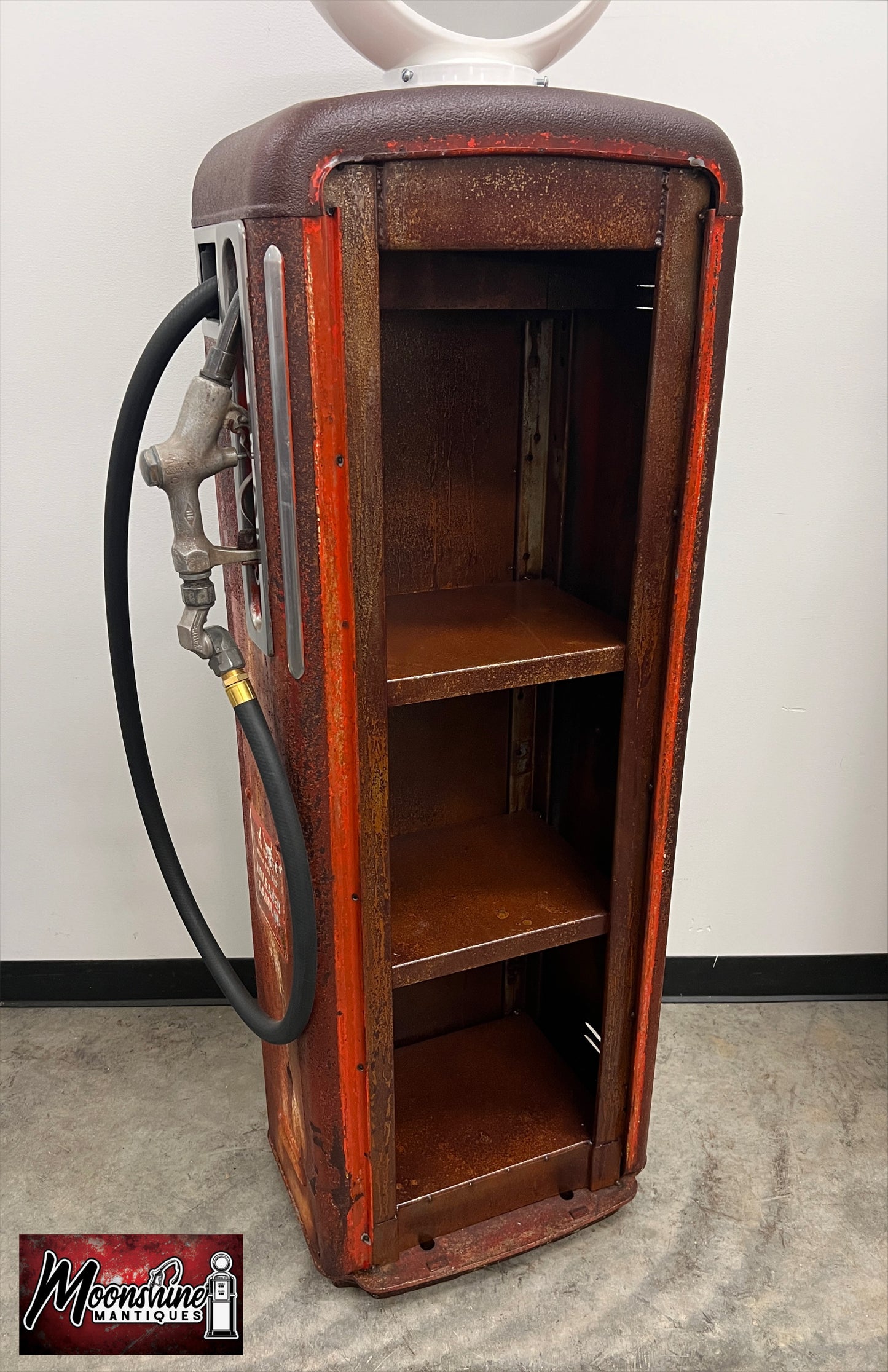 1950’s HARLEY DAVIDSON MOTORCYCLES Gilbarco Gas Pump w/ Shelves - Free Shipping!