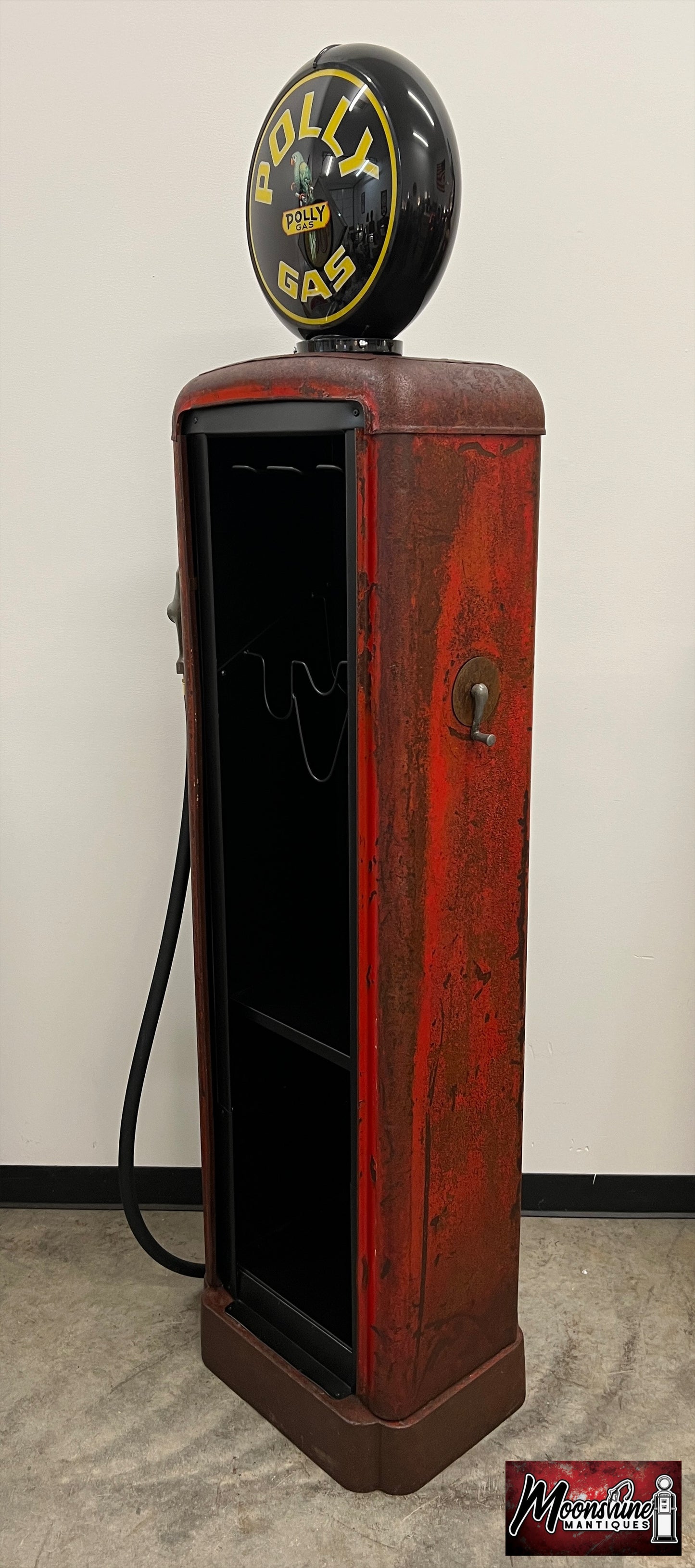 1930’s POLLY GAS Gilbarco Gas Pump Wine Cabinet - Home / Bar Decor - Free Shipping!