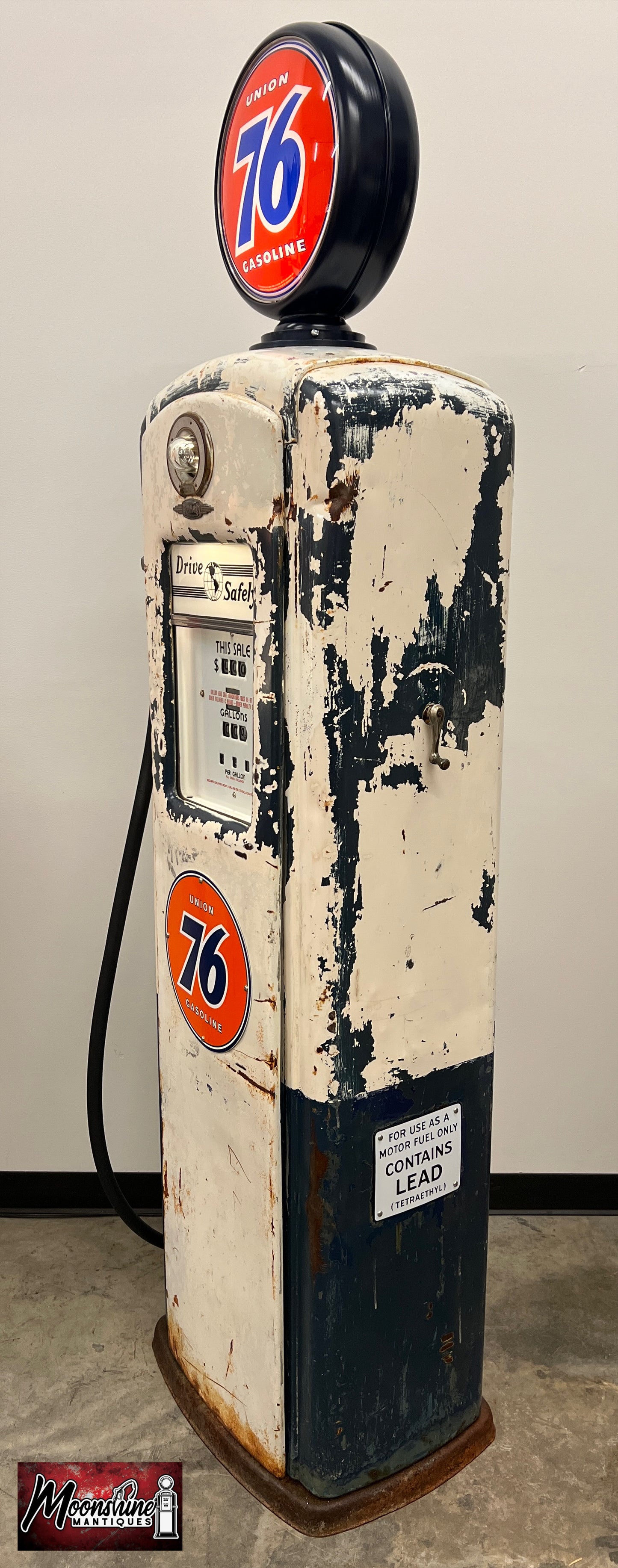 1940’s UNION 76 Bennett 646 Gas Pump - Rustoration - Shipping Available!