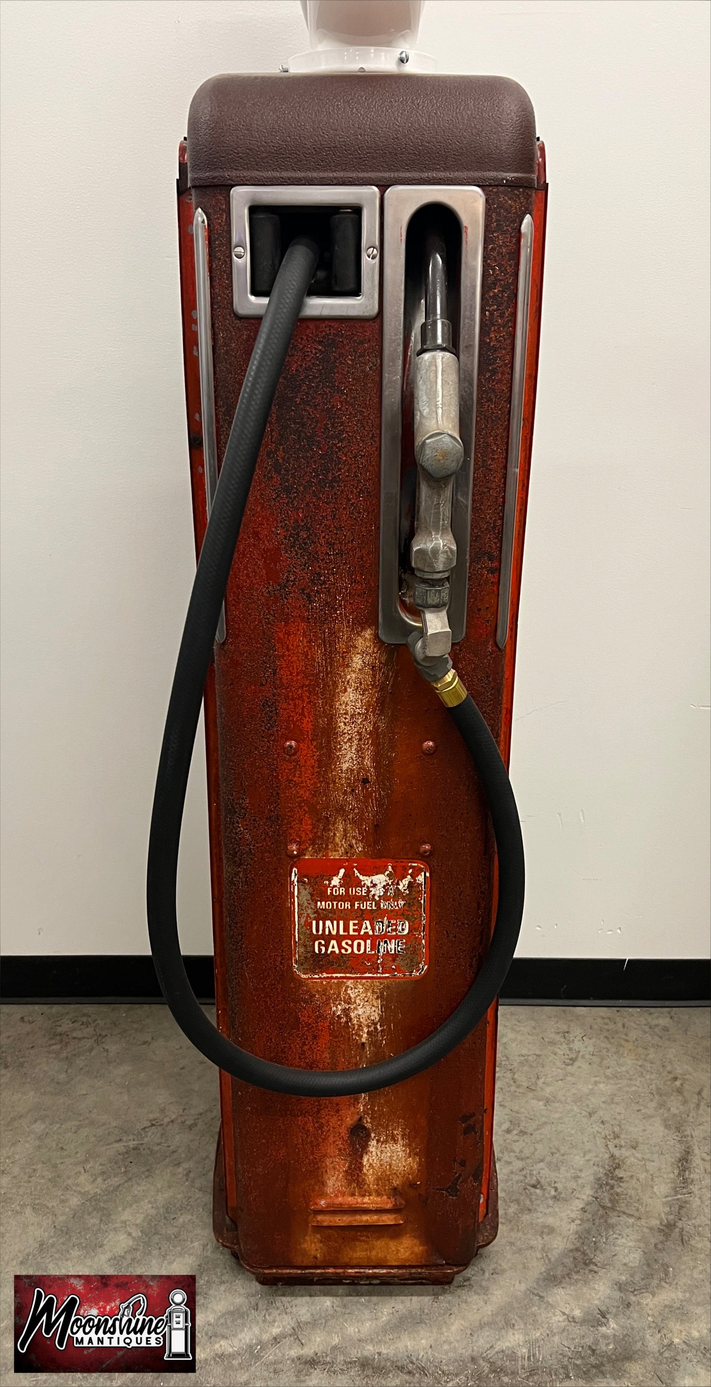 1950’s HARLEY DAVIDSON MOTORCYCLES Gilbarco Gas Pump w/ Shelves - Free Shipping!