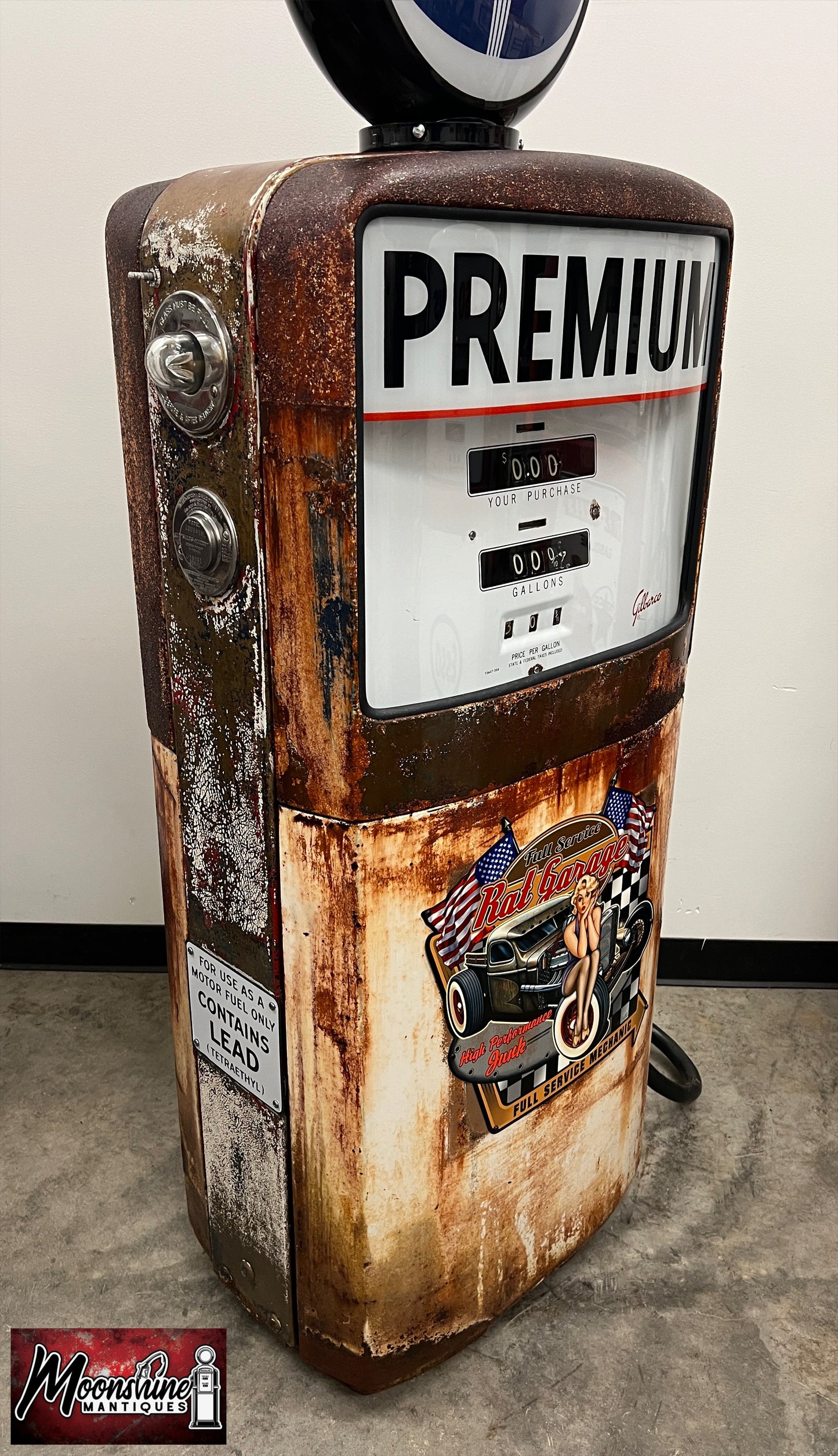 1950’s STANDARD Rat Rod Garage Gilbarco Gas Pump - Rustoration - Shipping Available!