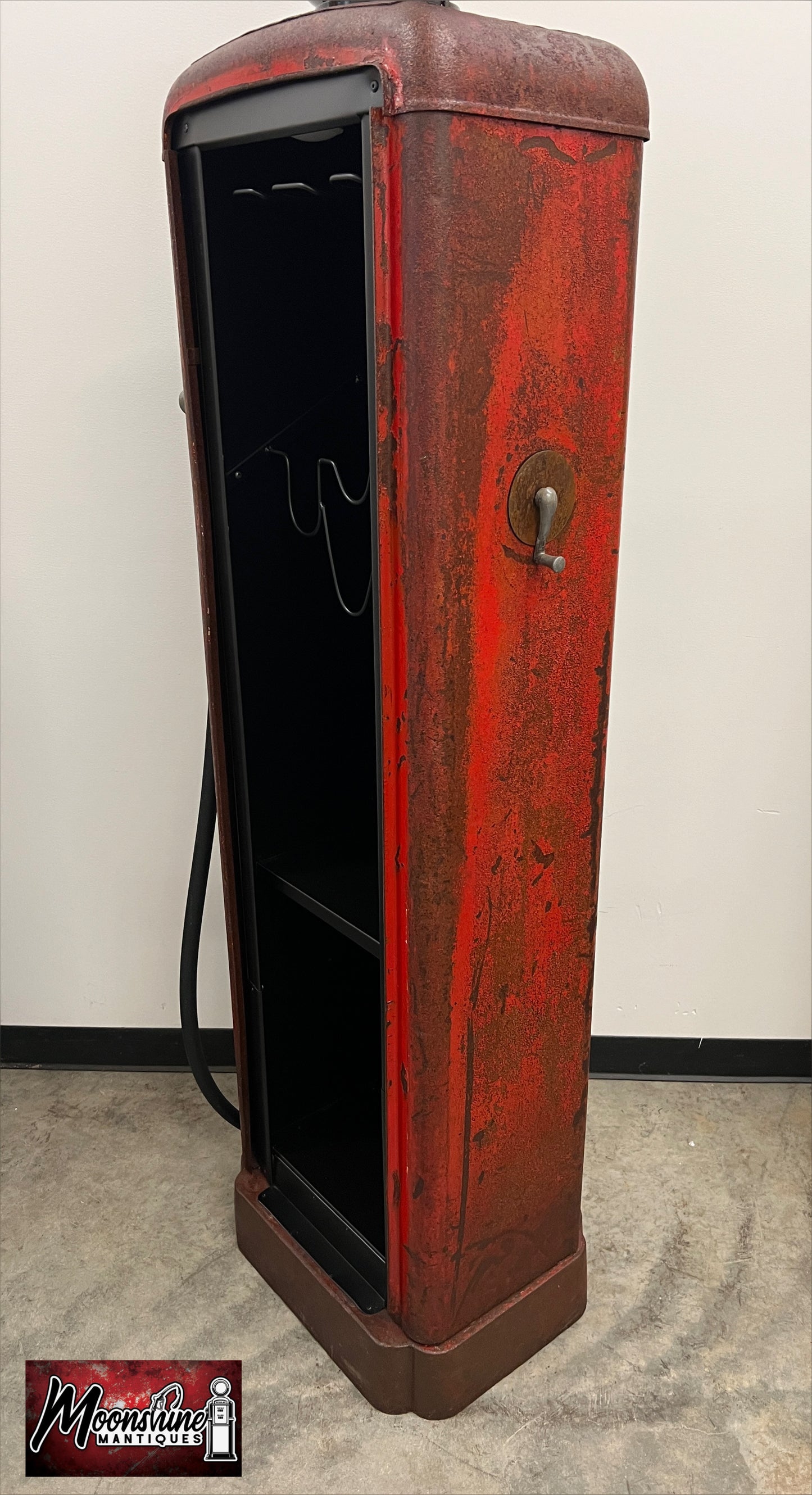 1930’s SHELL GASOLINE Gilbarco Gas Pump Wine Cabinet - Home / Bar Decor - Free Shipping!