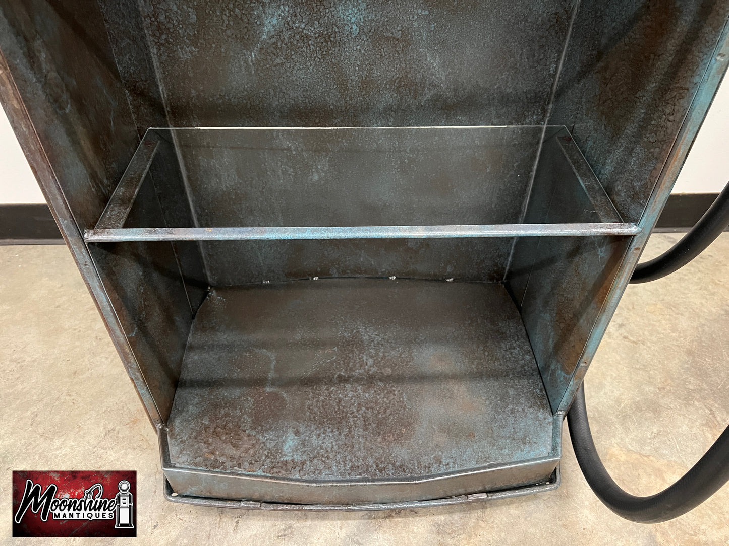 1950’s SUNOCO Gilbarco Gas Pump with Custom Glass Shelves & Bluetooth Speakers - Free Shipping!