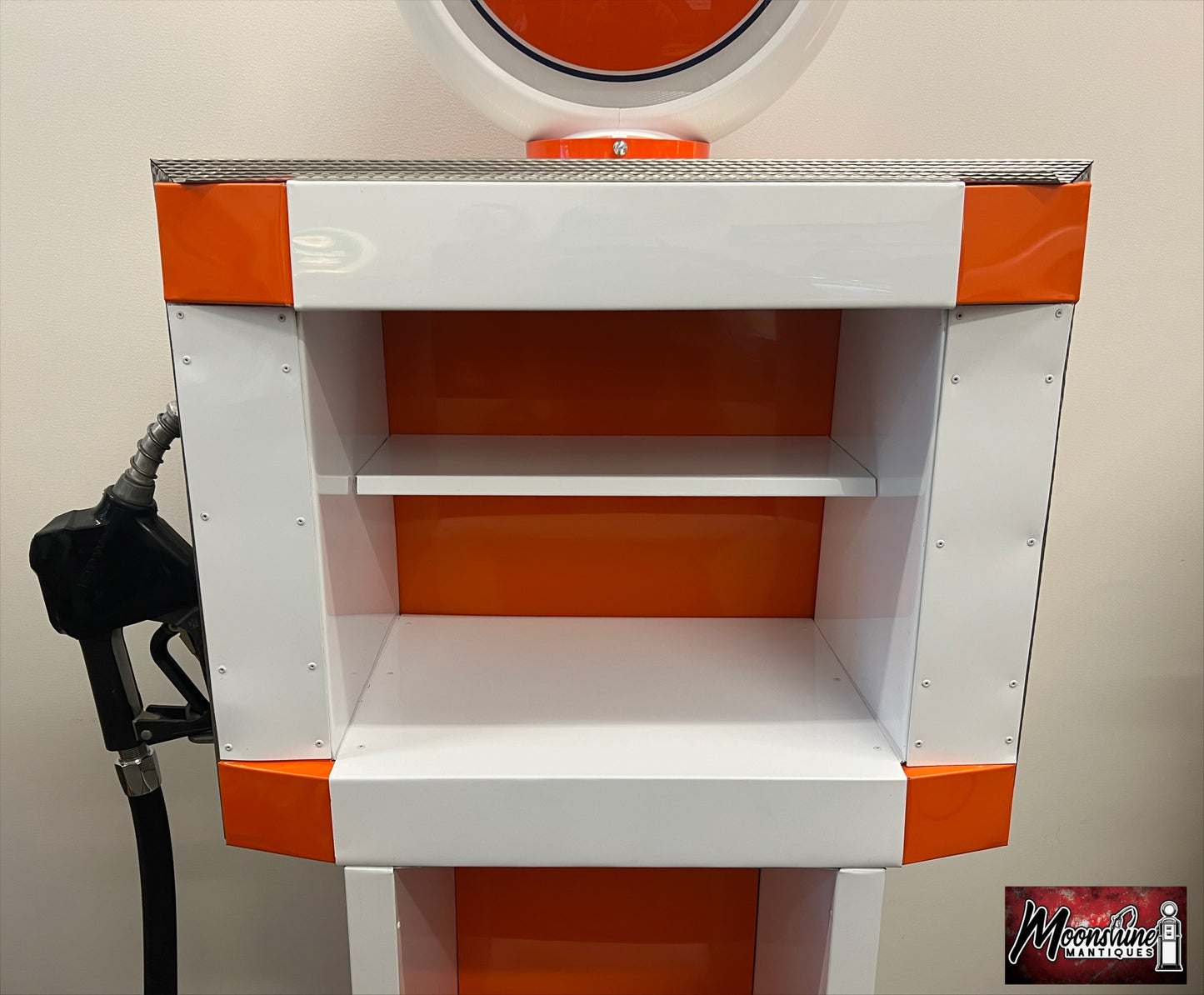 Custom 1960’s GULF Tokheim Gas Pump w/ Display Shelves - Free Shipping!