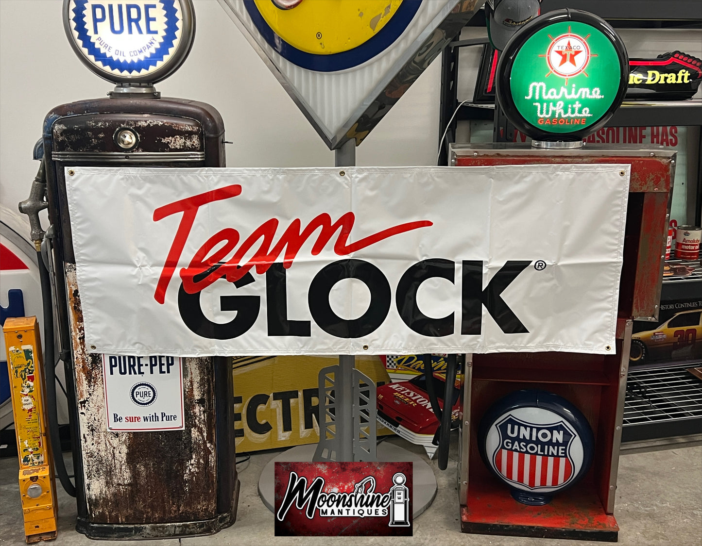 Large TEAM GLOCK Banner / Sign - Free Shipping!