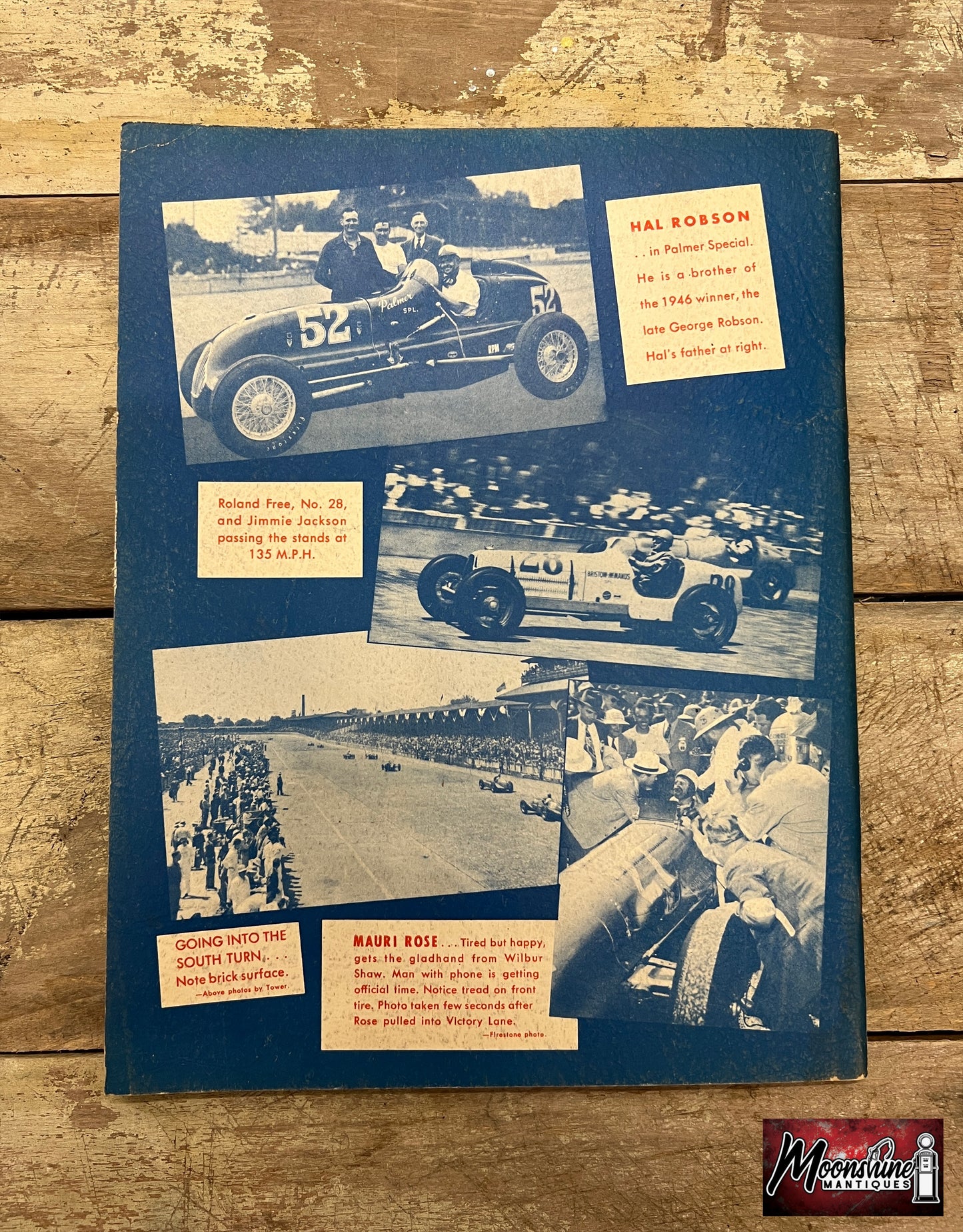 Floyd Clymer's 1947 Indianapolis 500 Race Yearbook - Free Shipping!