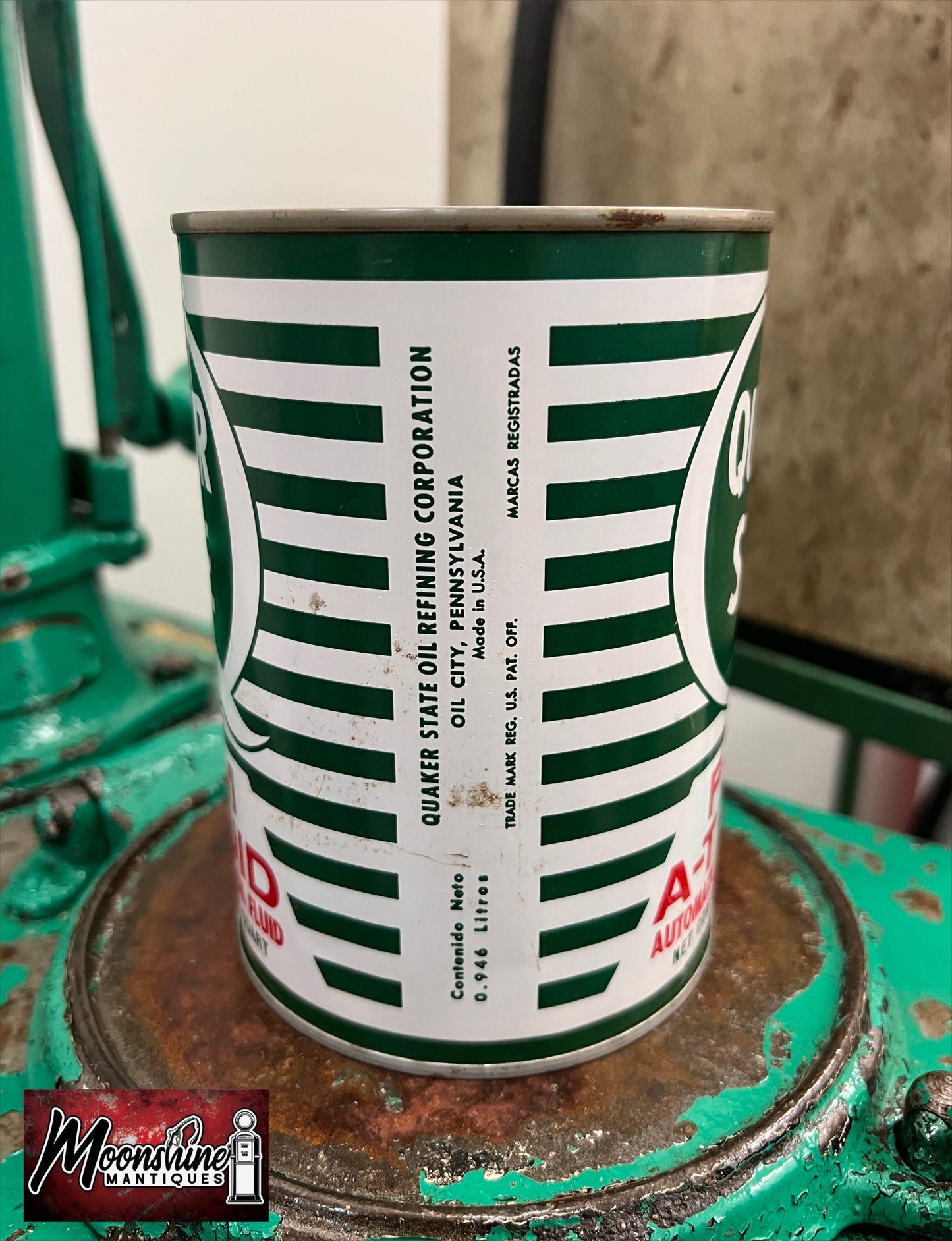 FULL 1960’s QUAKER STATE Ford ATF Can 1 qt. - Free Shipping!