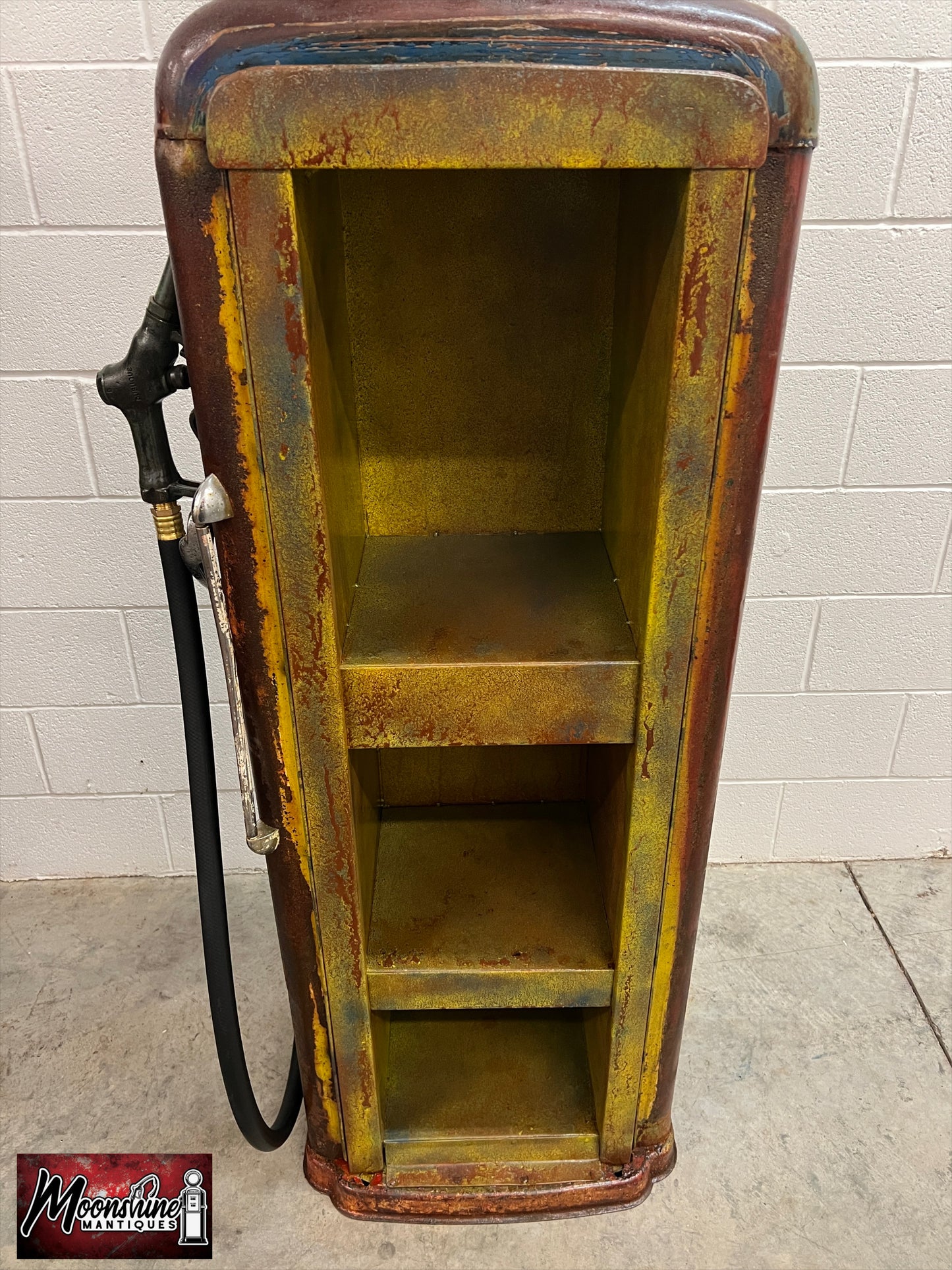 Rustoration 1940’s CONOCO GASOLINE Gilbarco Gas Pump w/ Shelves - Mancave Decor - Free Shipping!