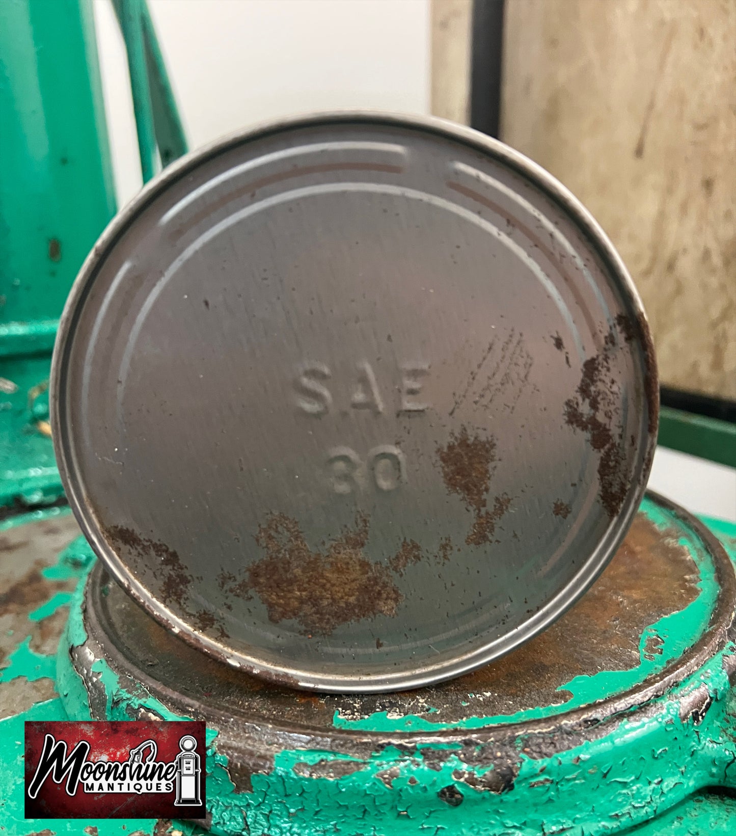 1970's SUNOCO Motor Oil Can 1 qt - Gas & Oil - Free Shipping!