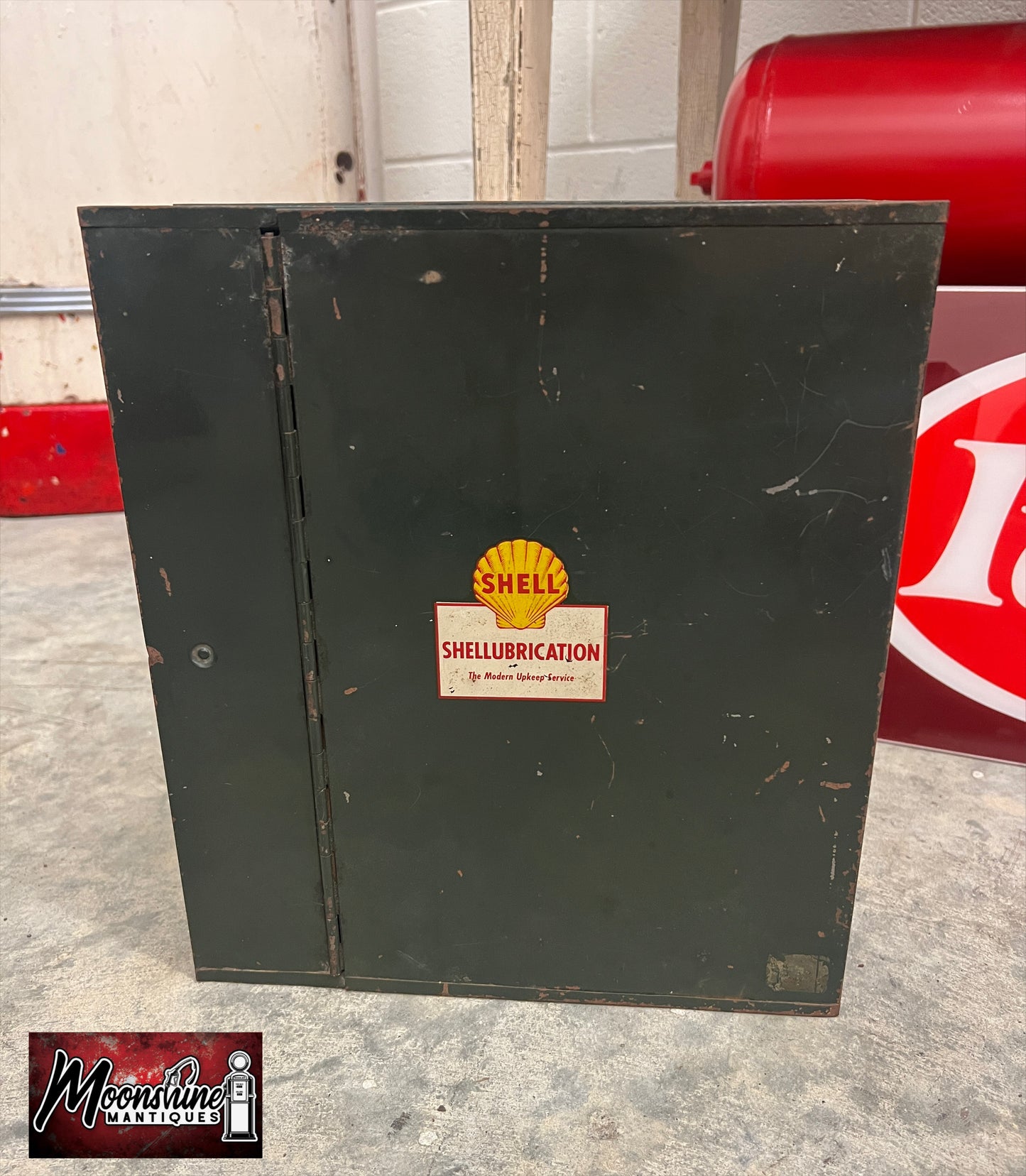 Vtg. SHELL Shellubrication Service File Box - Gas & Oil - Free Shipping!