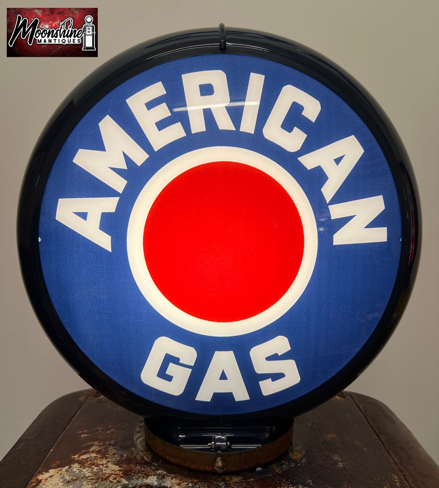 Rustoration 1940s AMERICAN GAS Gilbarco Gas Pump w/ Shelves - Mancave Decor - Free Shipping!