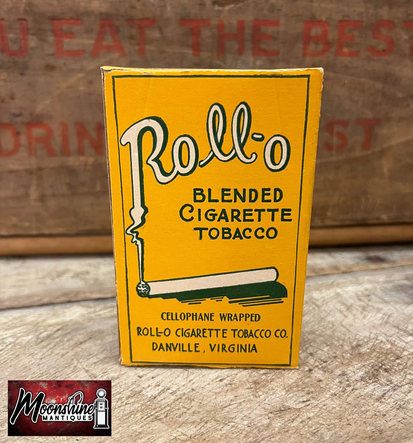 Vtg. ROLL-O Cigarette Tobacco Box - Free Shipping!