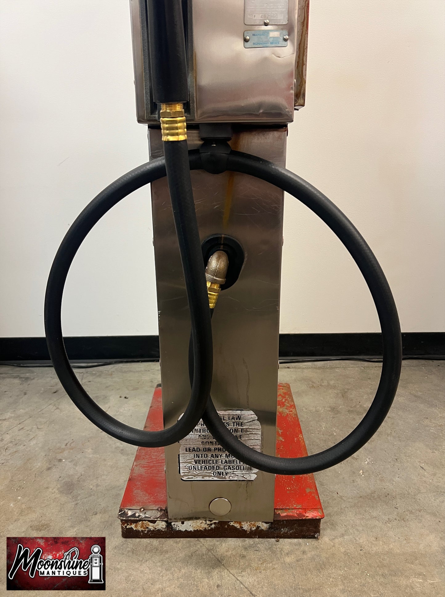 Rustoration 1960’s TEXACO MARINE Gilbarco Gas Pump w/ Shelves - Free Shipping!