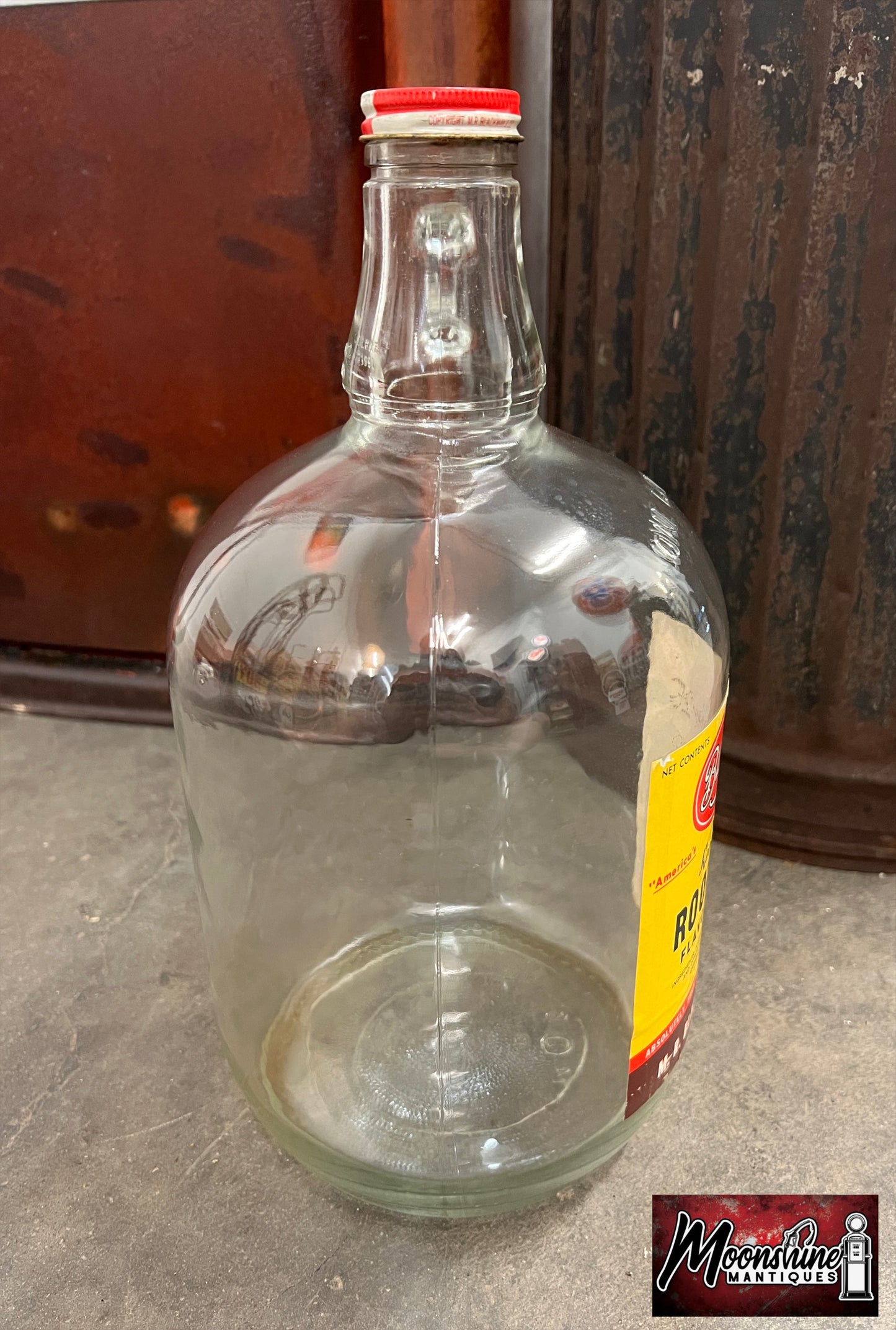 Vtg. Blackman's Root Beer Syrup 1 Gallon Bottle / Jug - Free Shipping!
