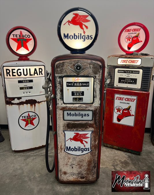 Rustoration - 1950’s MOBIL Mobilgas Gilbarco Gas Pump - Shipping Available!