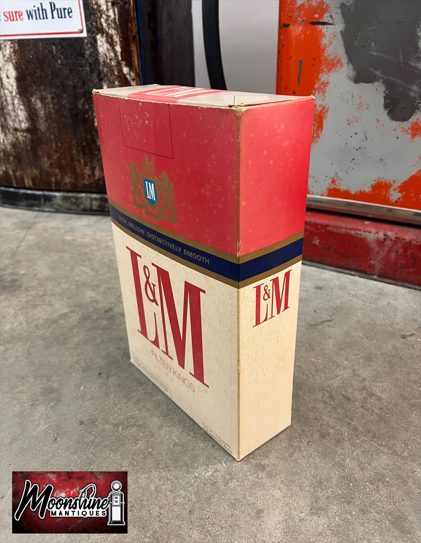 Vtg. L&M Cigarettes Store Display Box - Free Shipping!