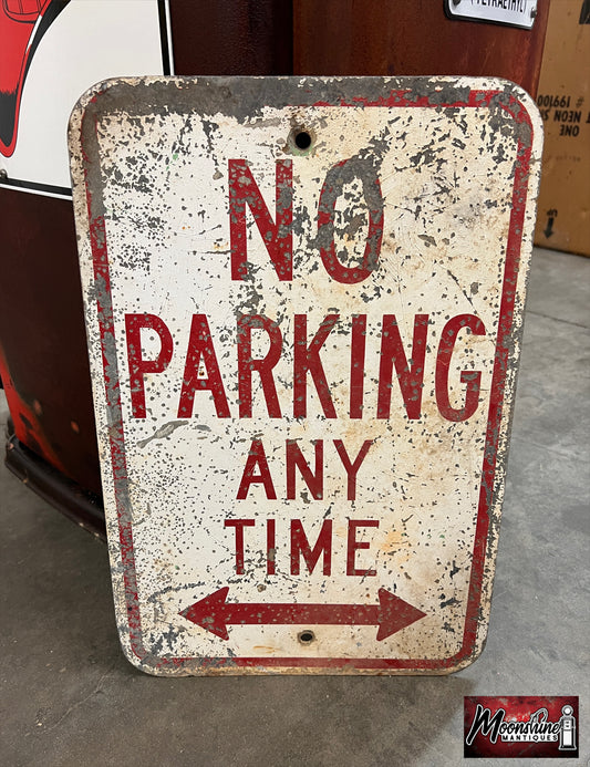 Vtg. 1950's NO PARKING Sign - Free Shipping!