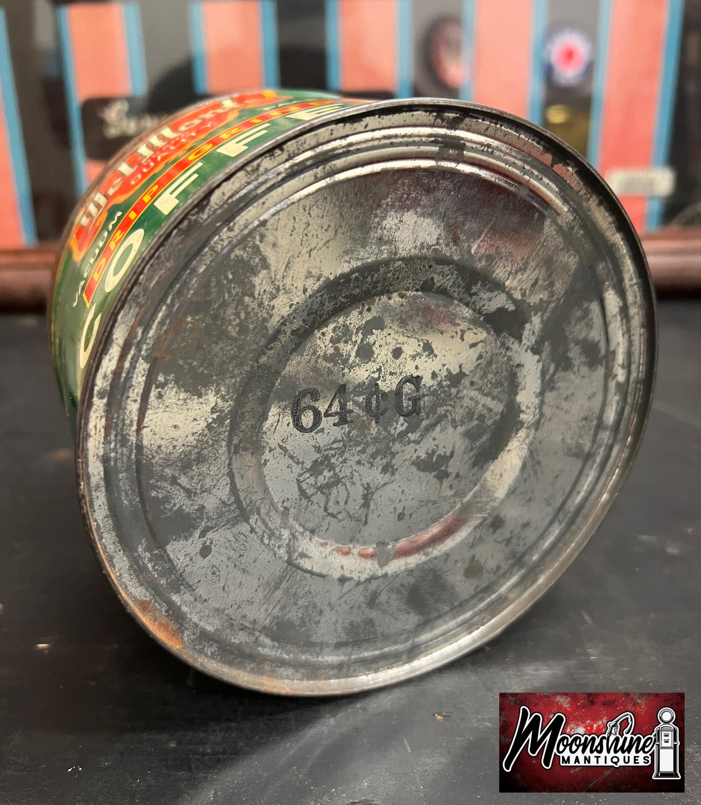 Vtg. DEL-MONTE COFFEE Tin Can - Free Shipping!