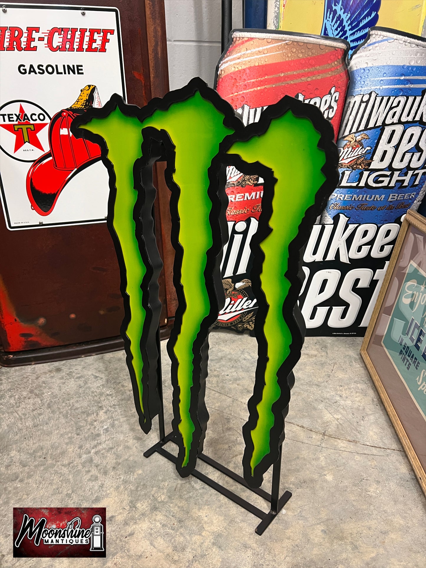 Monster Energy Lighted Promotional Sign - Free Shipping!