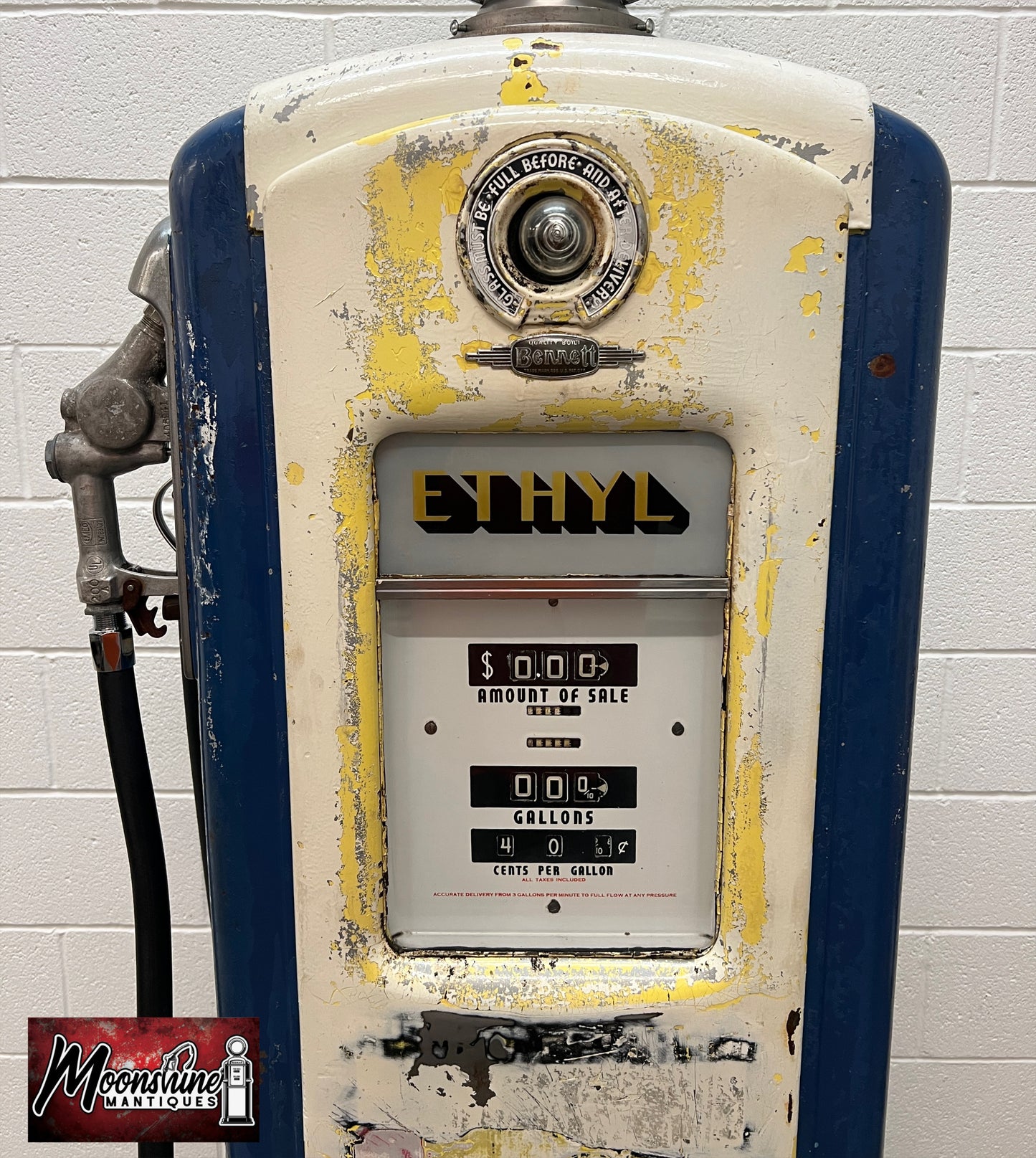 1940’s RICHFIELD GASOLINE Bennett 646 Gas Pump - Rustoration - Shipping Available!