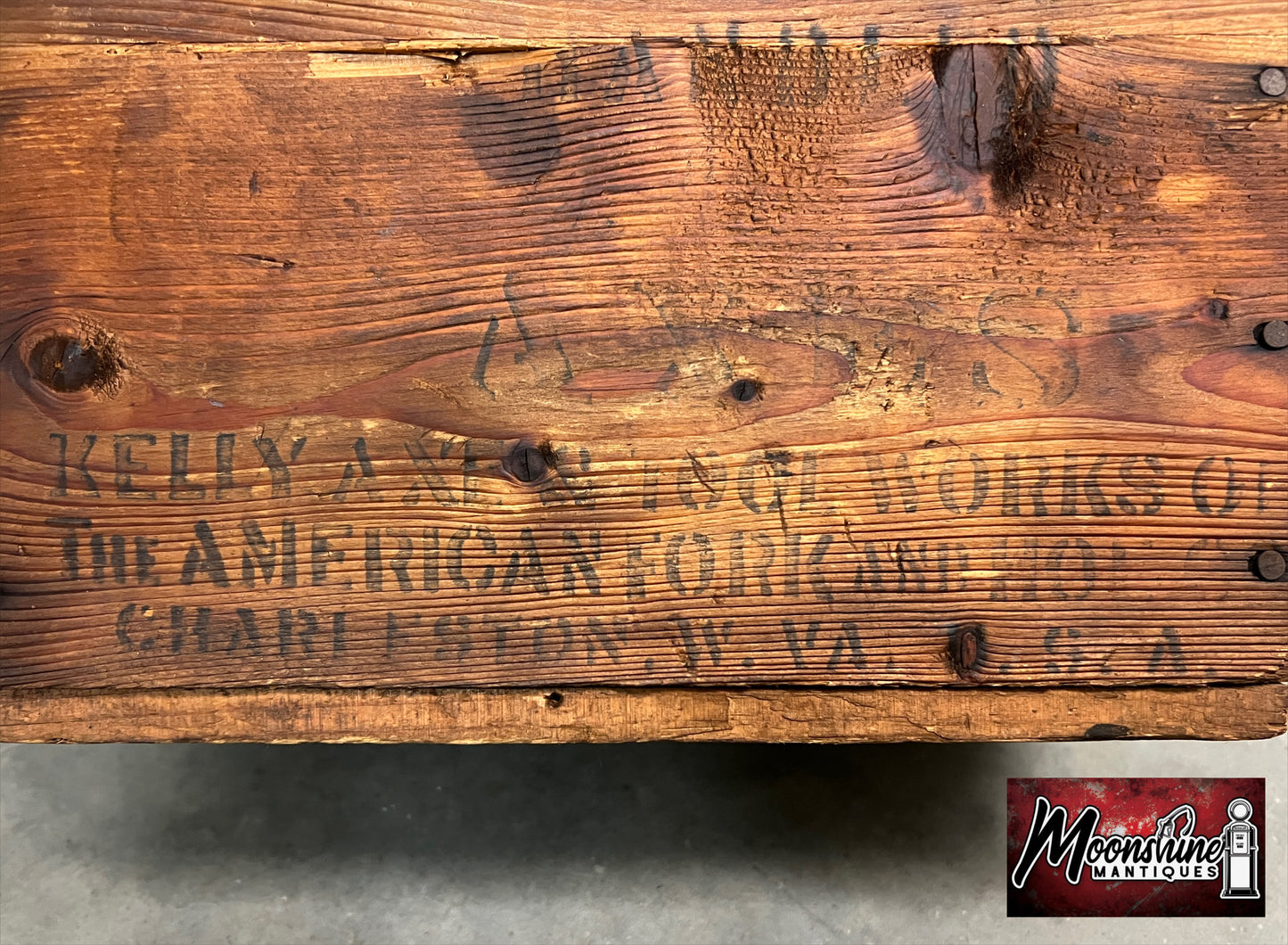 Vtg. Kelly Axe & Tool Co. / True Temper Wooden Shipping Crate - Free Shipping!