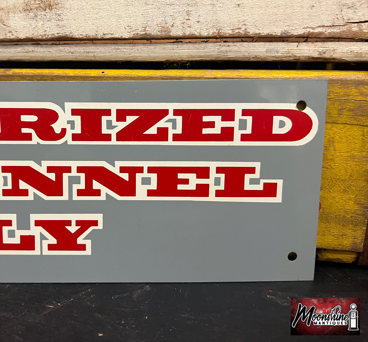 Vtg. 1960's Authorized Personnel Only Sign - NOS - Free Shipping!