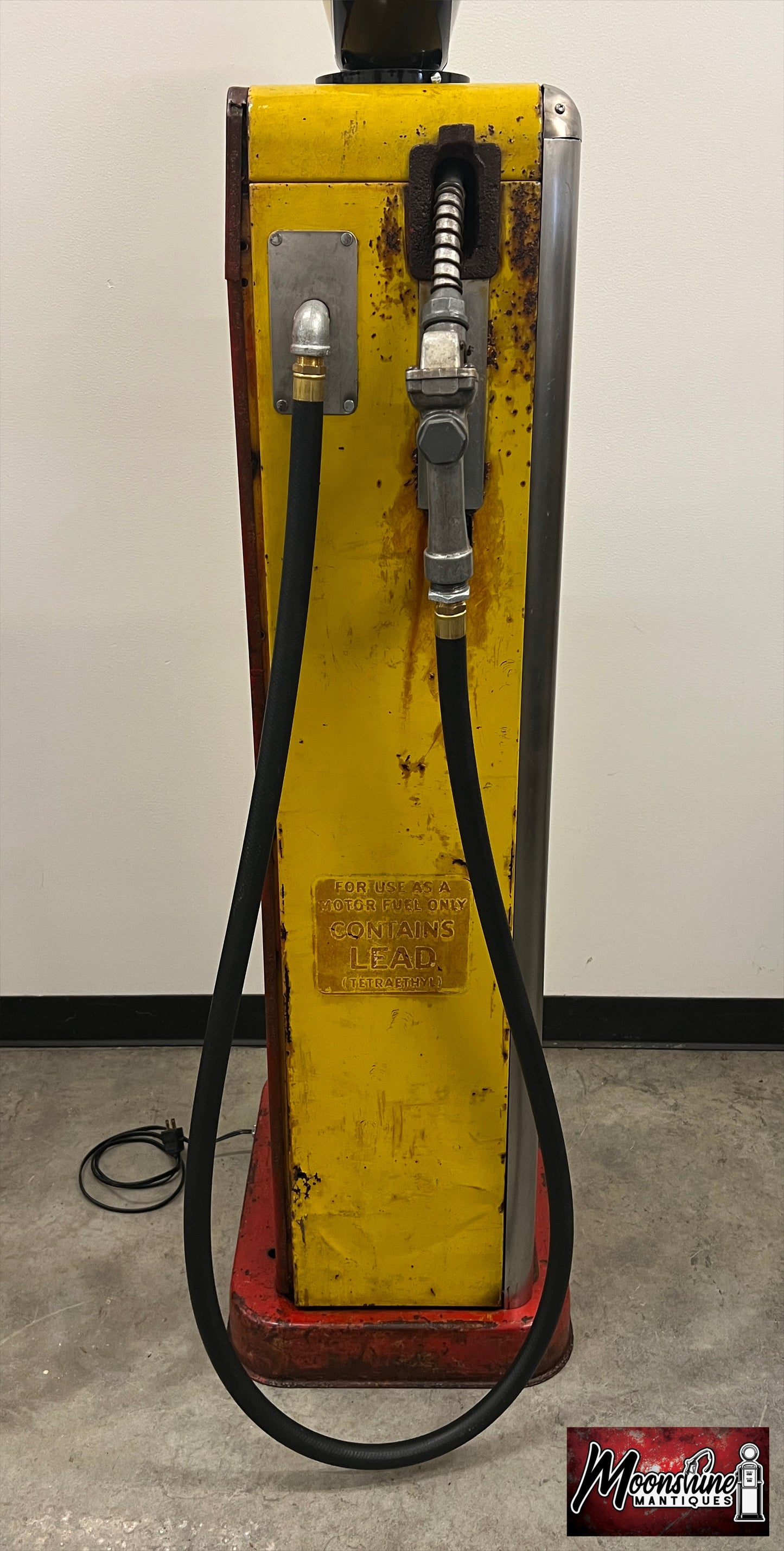 Rustoration 1940’s SIGNAL GASOLINE Bowser Gas Pump w/ Shelves - Mancave Decor - Free Shipping!
