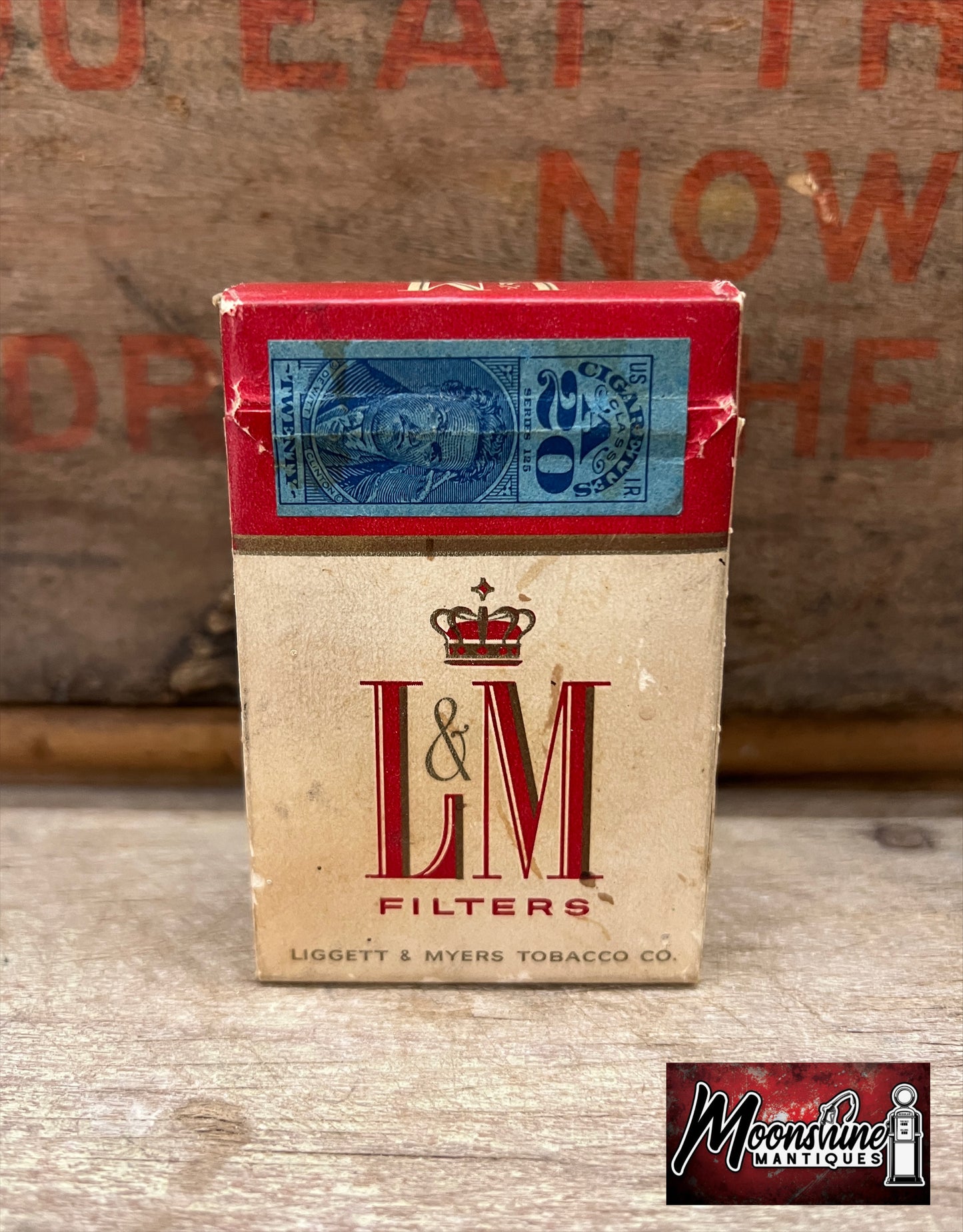 Vtg. L&M Cigarettes Box - Free Shipping!